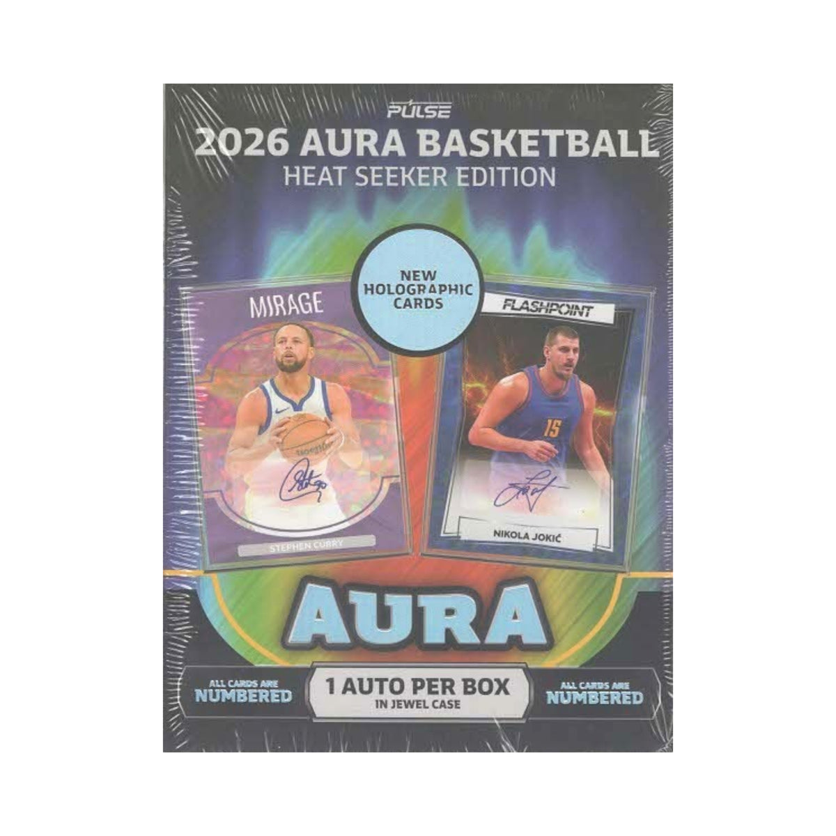 2026 Pulse Aura Basketball Heat Seeker 1ct. Cased Card