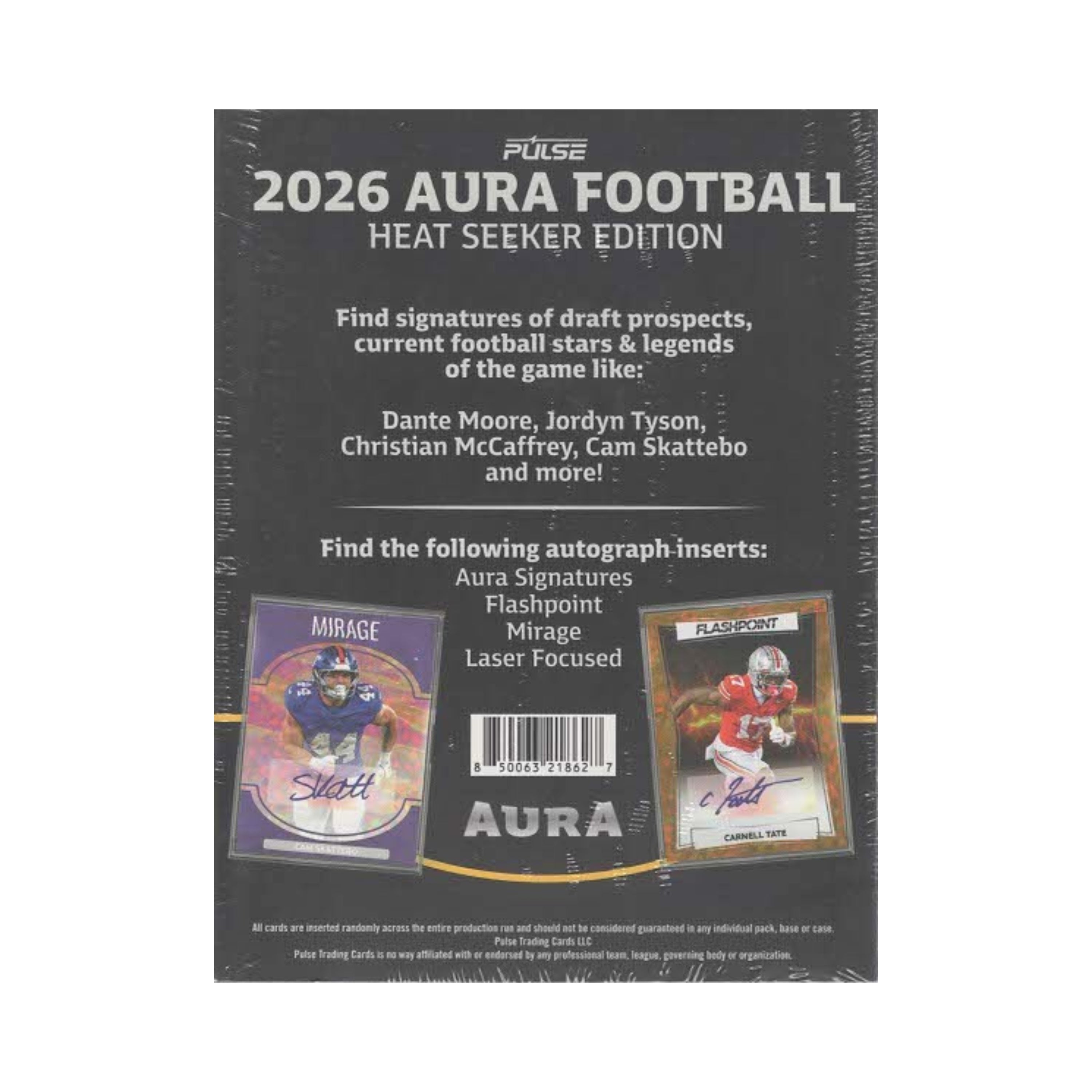 2026 Pulse Aura Football 1Ct. Heat Seeker Box