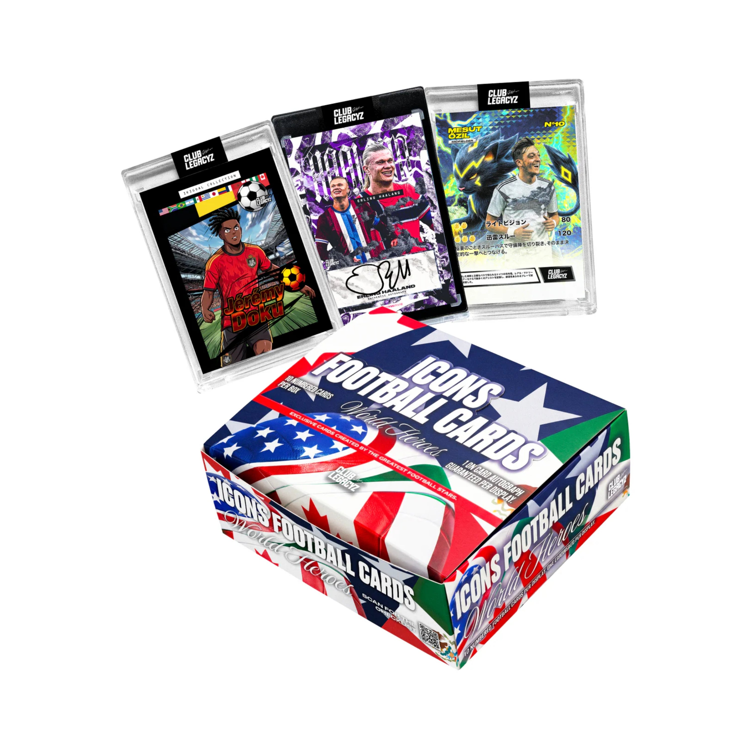 Club Legacyz Icons World Heroes Football (Soccer) 4nd Edition 10Ct. Display Box