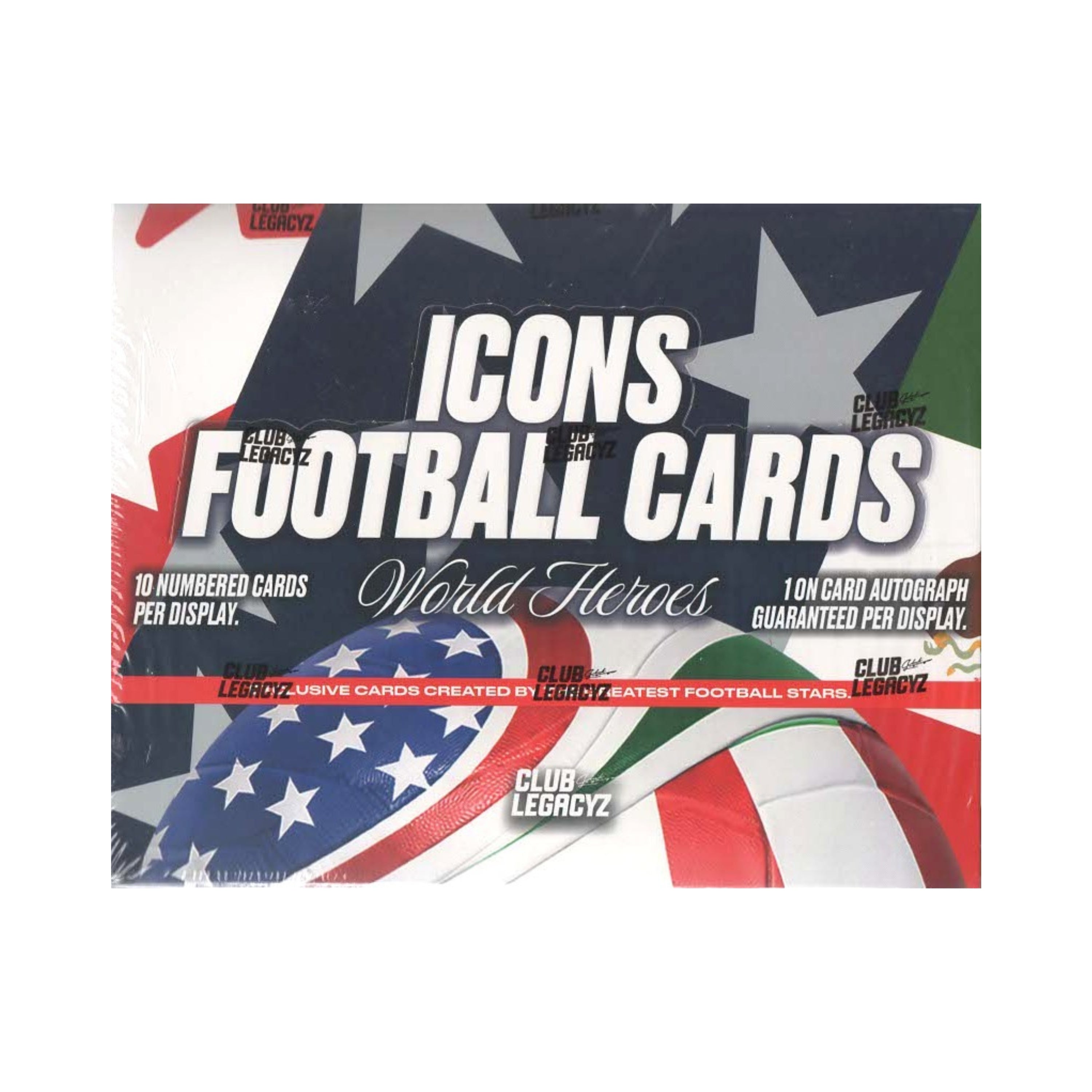 Club Legacyz Icons World Heroes Football (Soccer) 4nd Edition 10Ct. Display Box