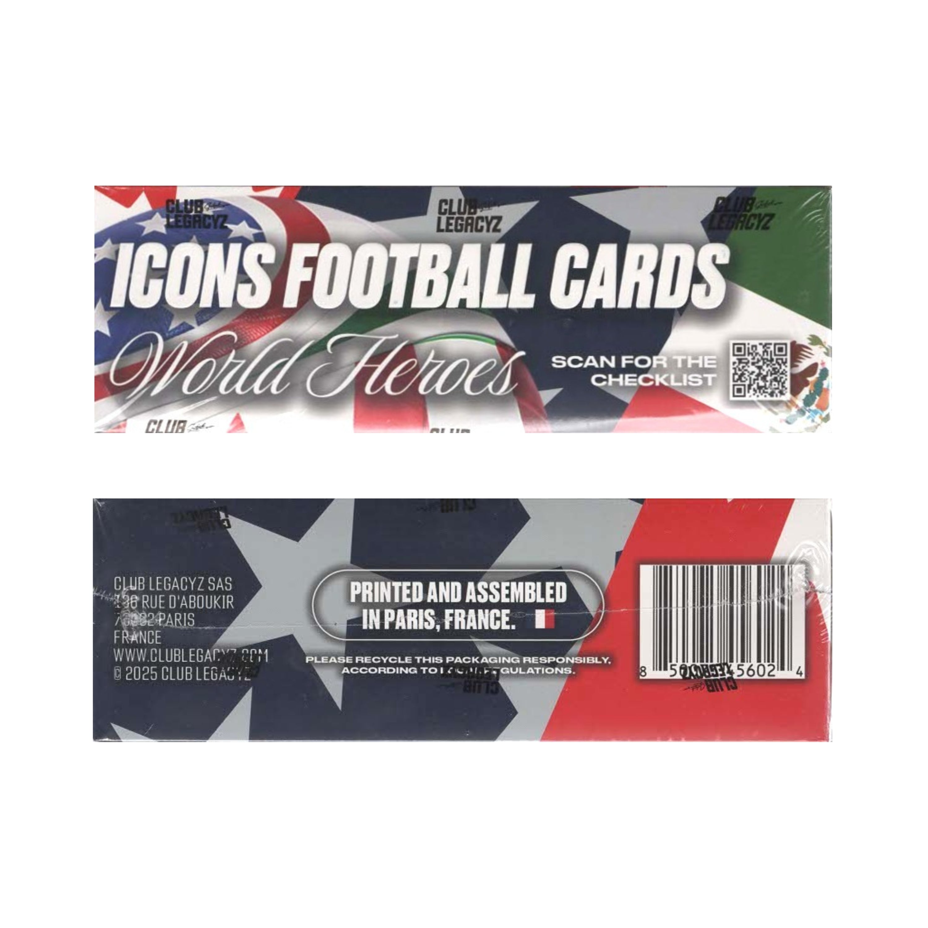 Club Legacyz Icons World Heroes Football (Soccer) 4nd Edition 10Ct. Display Box