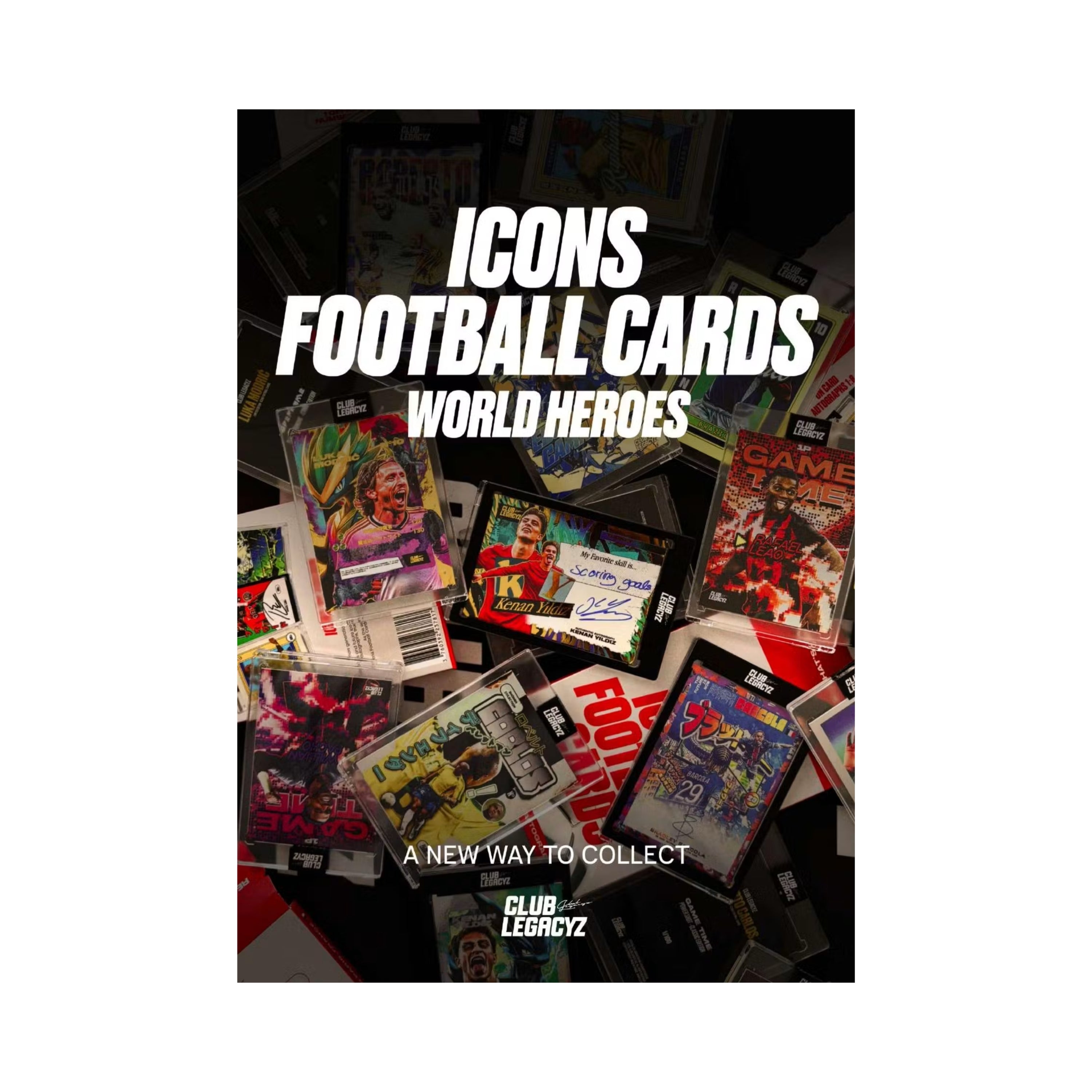 Club Legacyz Icons World Heroes Football (Soccer) 4nd Edition 10Ct. Display Box