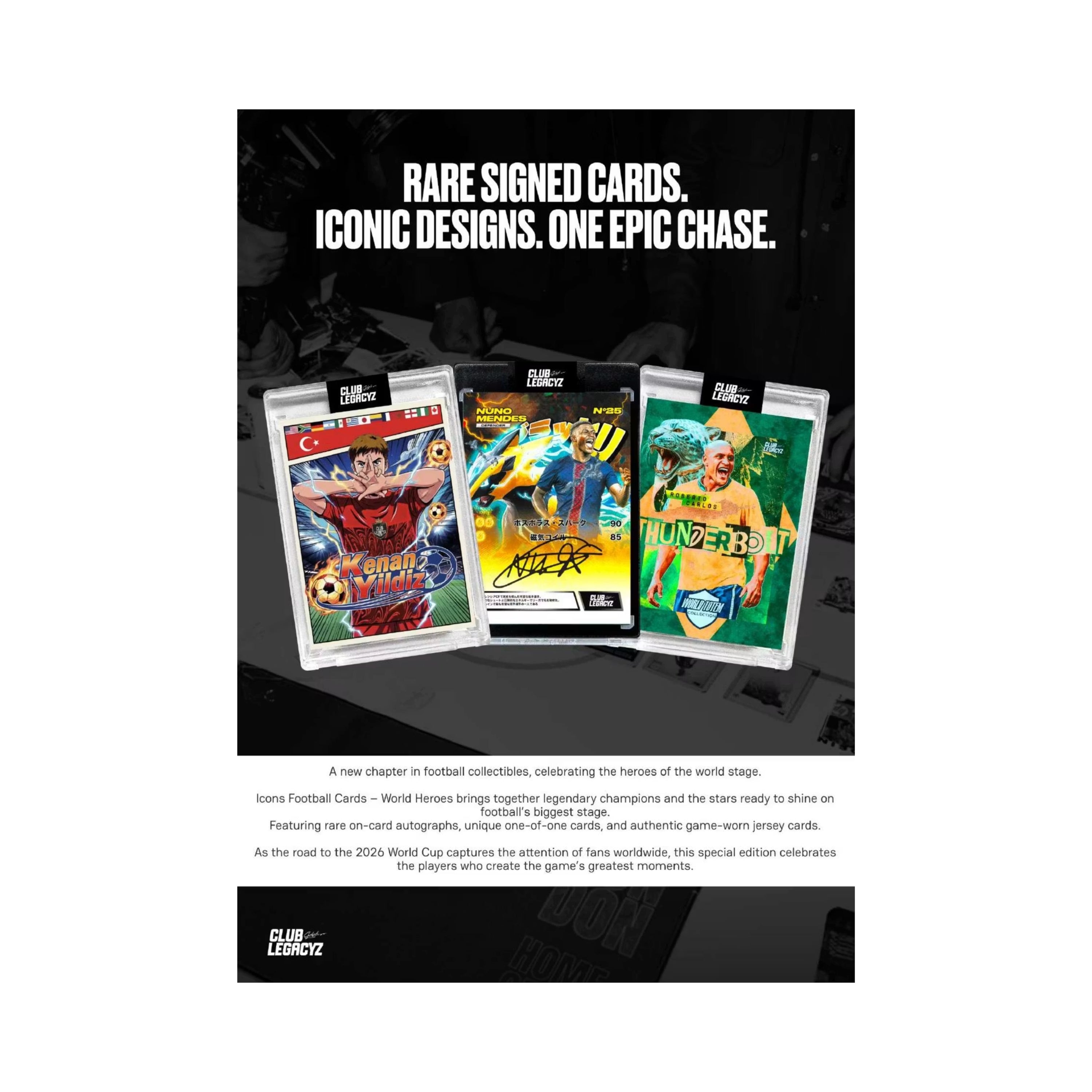 Club Legacyz Icons World Heroes Football (Soccer) 4nd Edition 10Ct. Display Box