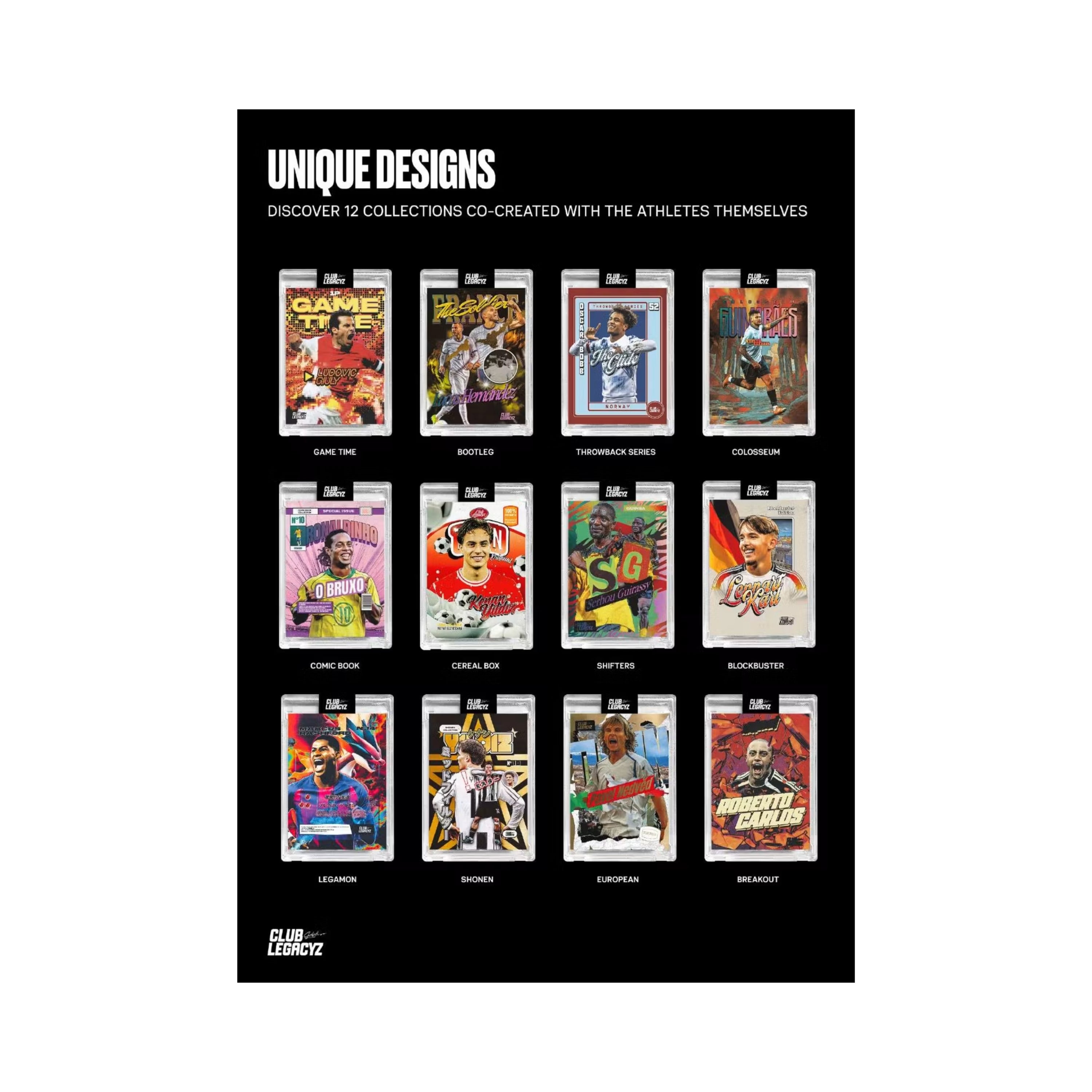 Club Legacyz Icons World Heroes Football (Soccer) 4nd Edition 10Ct. Display Box