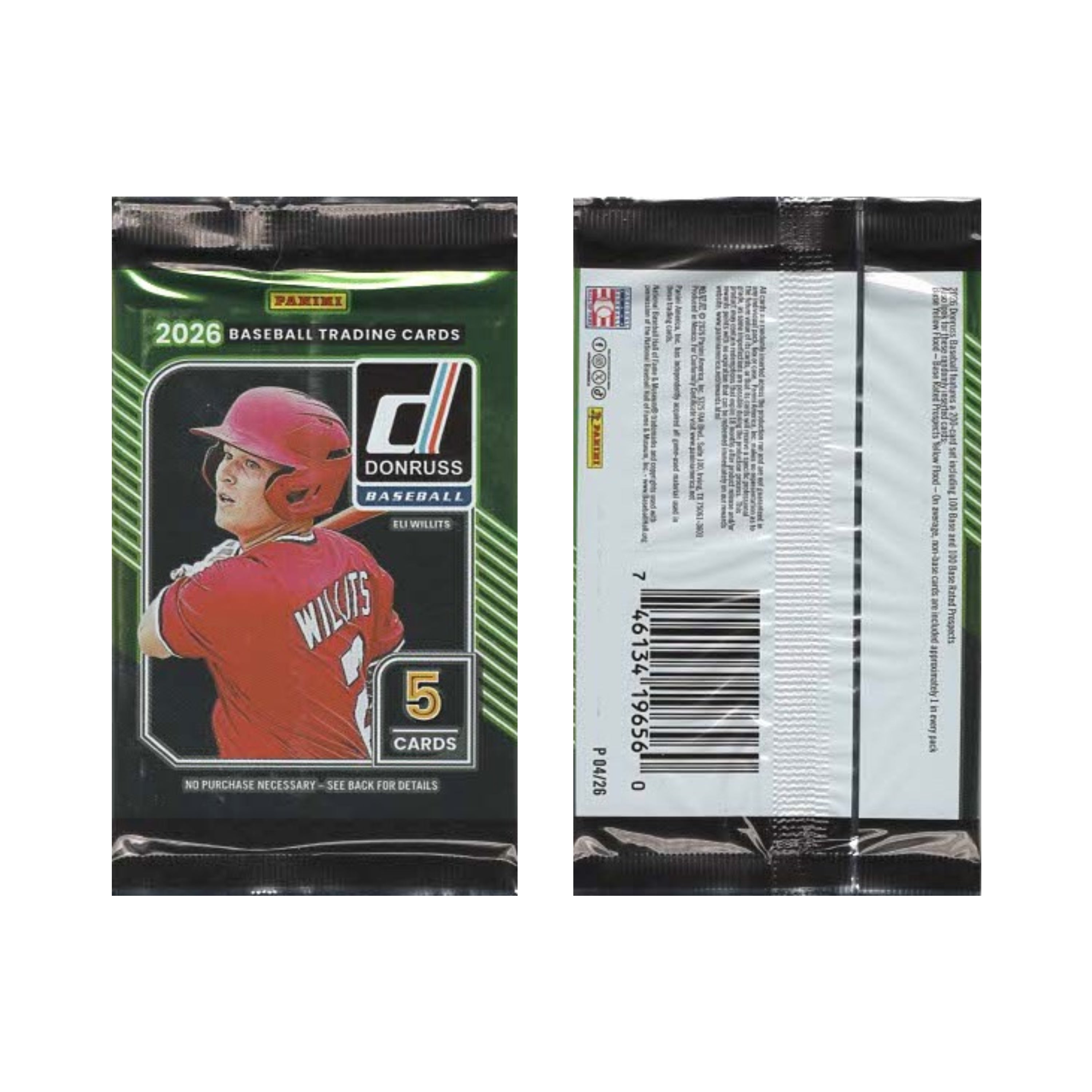 2026 Panini Donruss Baseball 48pk. Gravity Feed Box