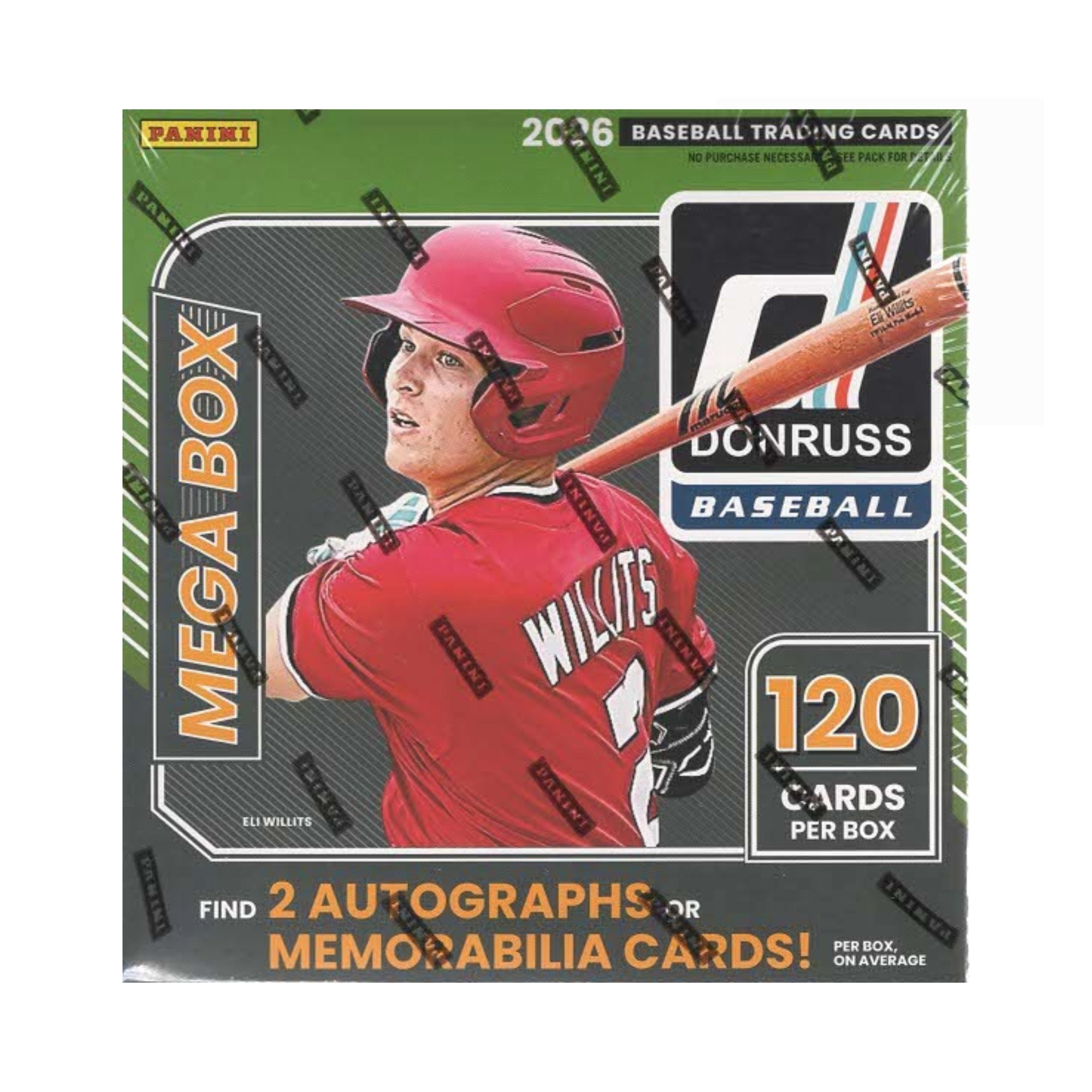 2026 Panini Donruss Baseball 120ct. Mega Box