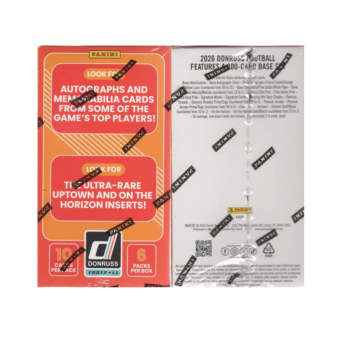 2026 Panini Donruss Football 60Ct. Blaster Box