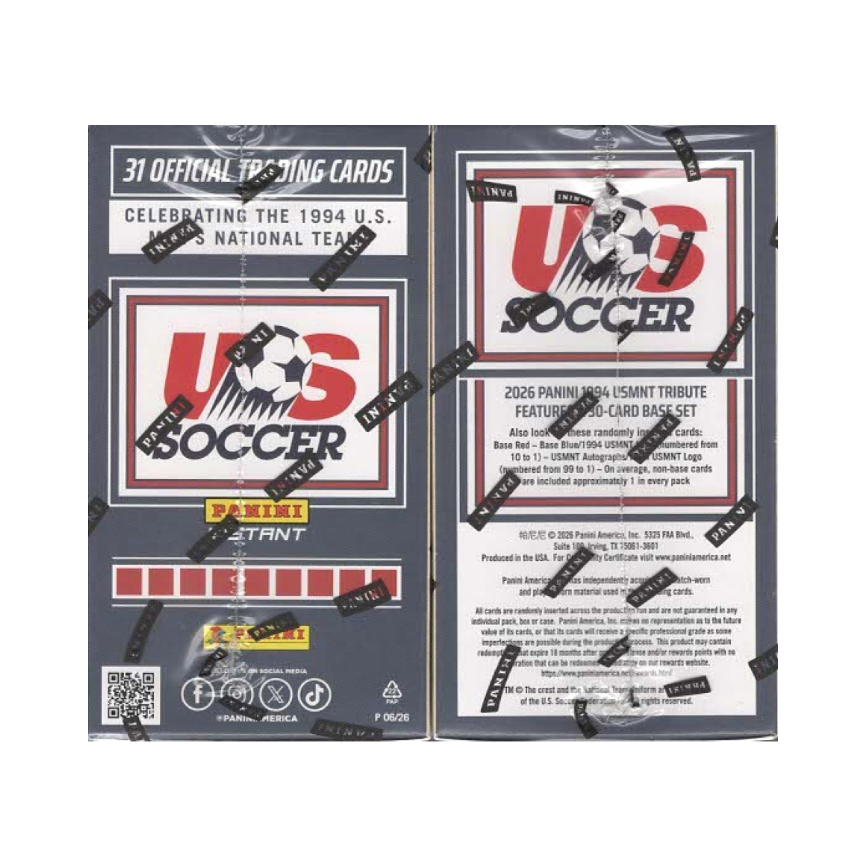 2026 Panini Instant 1994 USMNT Soccer 31ct. Tribute Box Set