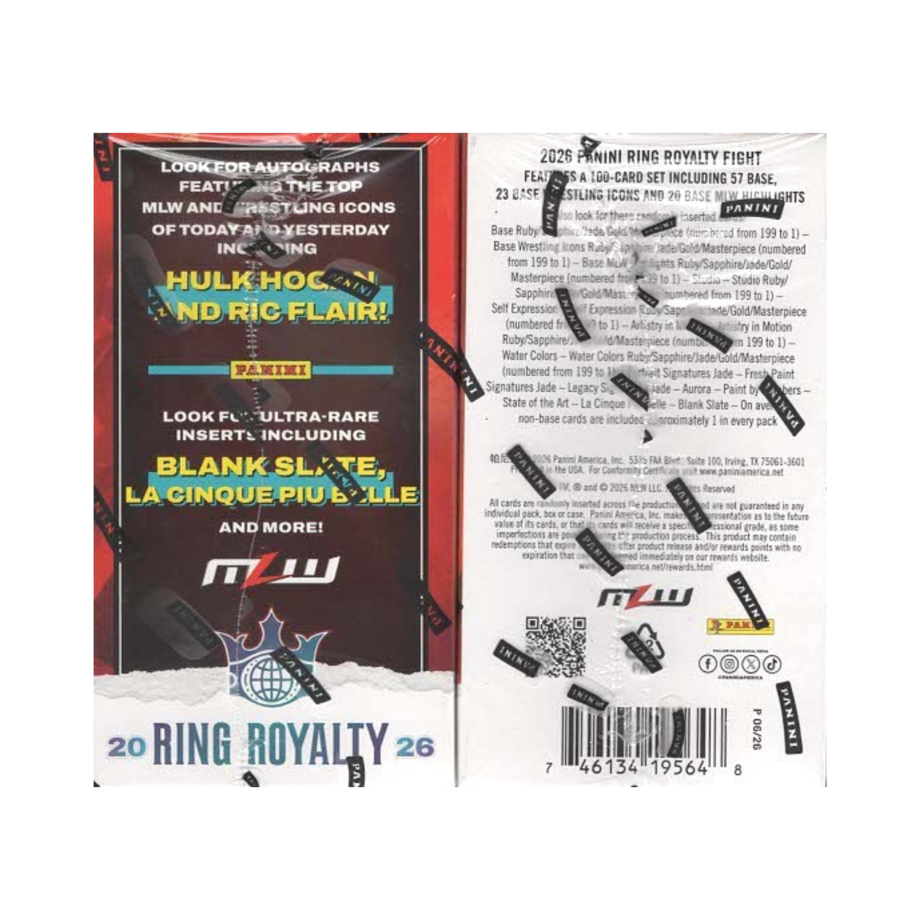 2026 Panini Major League Wrestling Ring Royalty Debut Edition 36ct. Blaster Box