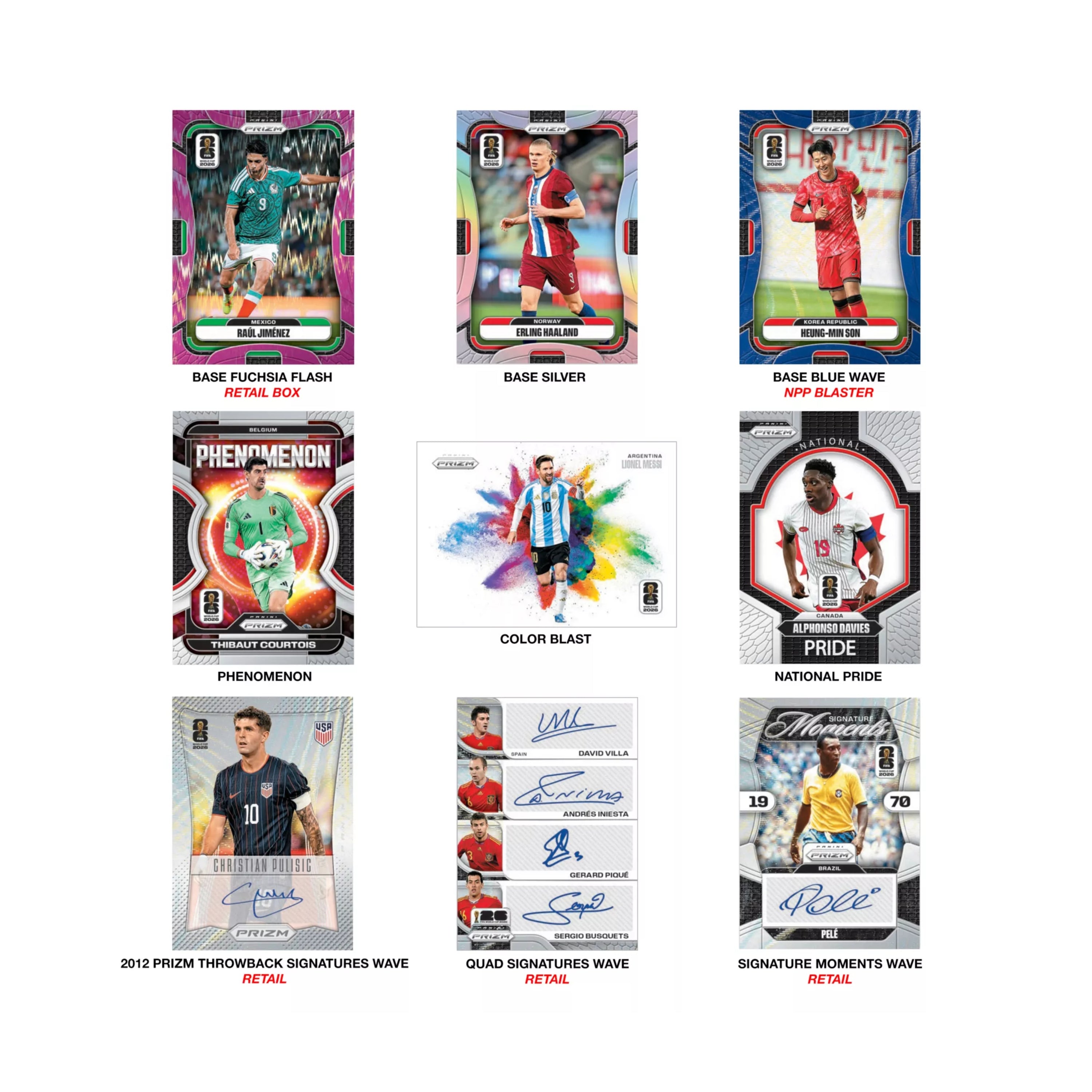 2026 Panini Prizm World Cup Soccer 42ct. Mega Box