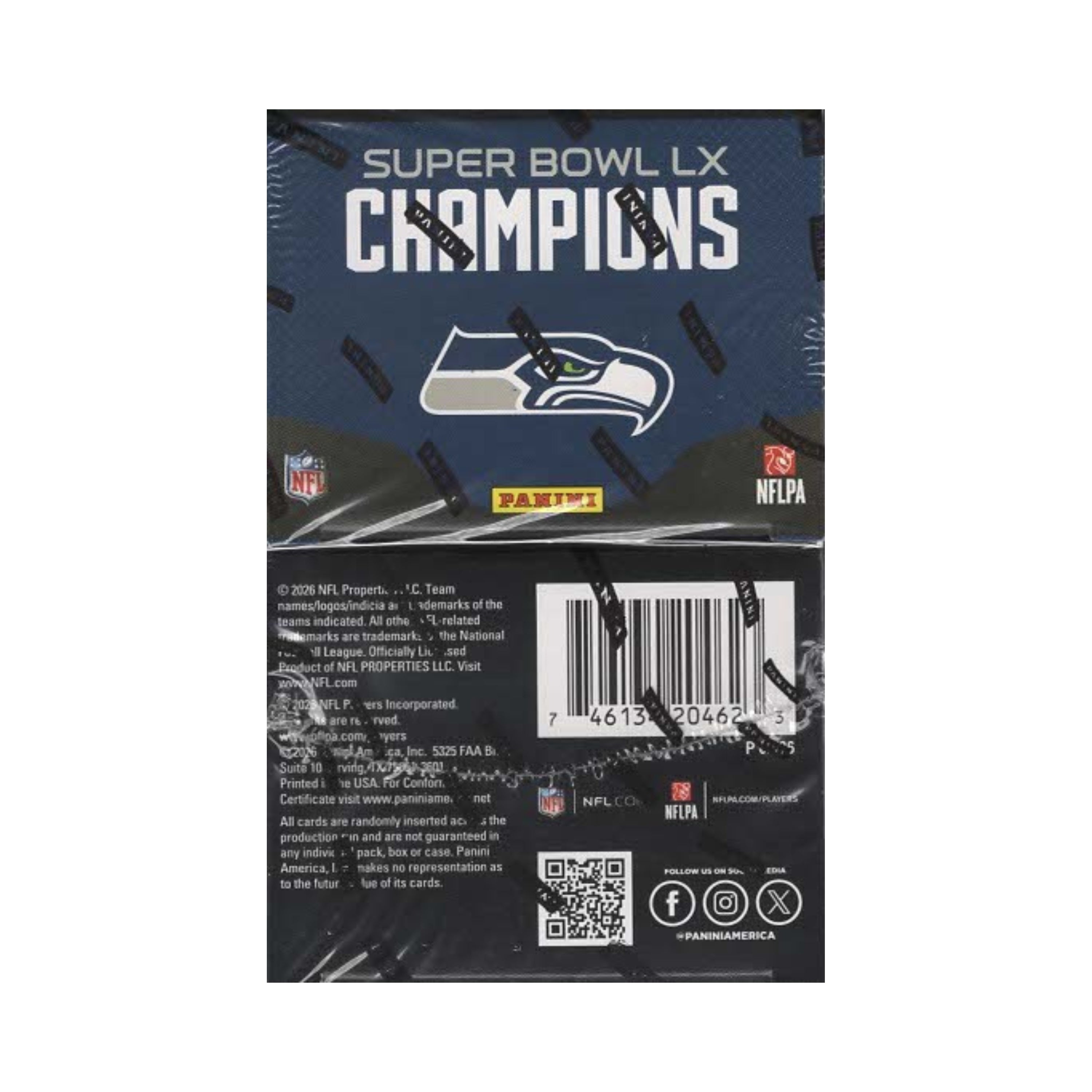 2026 Panini Super Bowl Champions Seattle Seahawks 36ct. Box Set Blaster