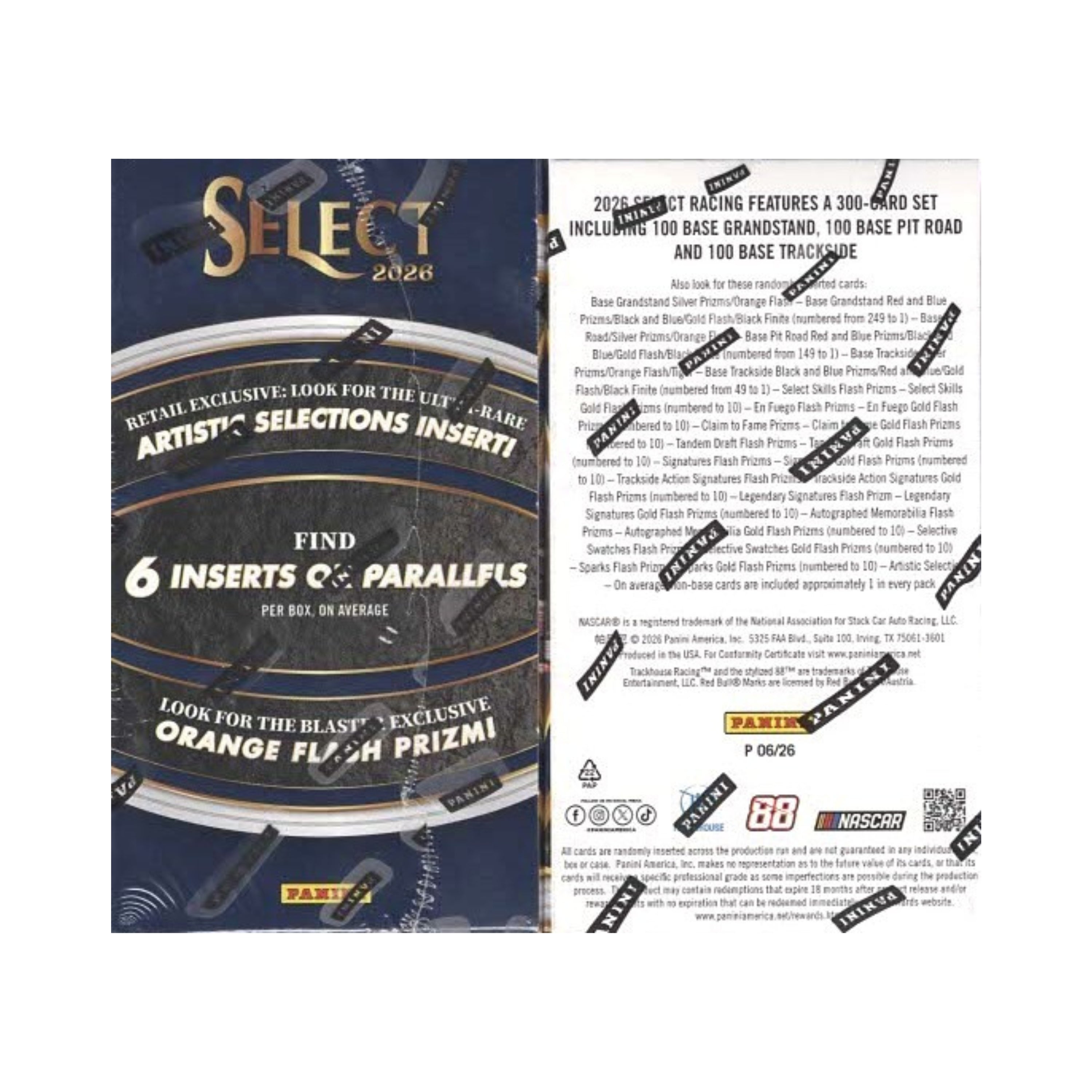 2026 Panini Select NASCAR Racing 30ct. Blaster Box