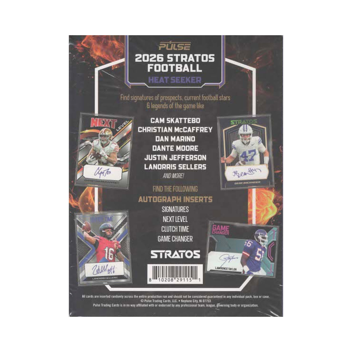 2026 Pulse Stratos Football 1ct. Heat Seeker Box