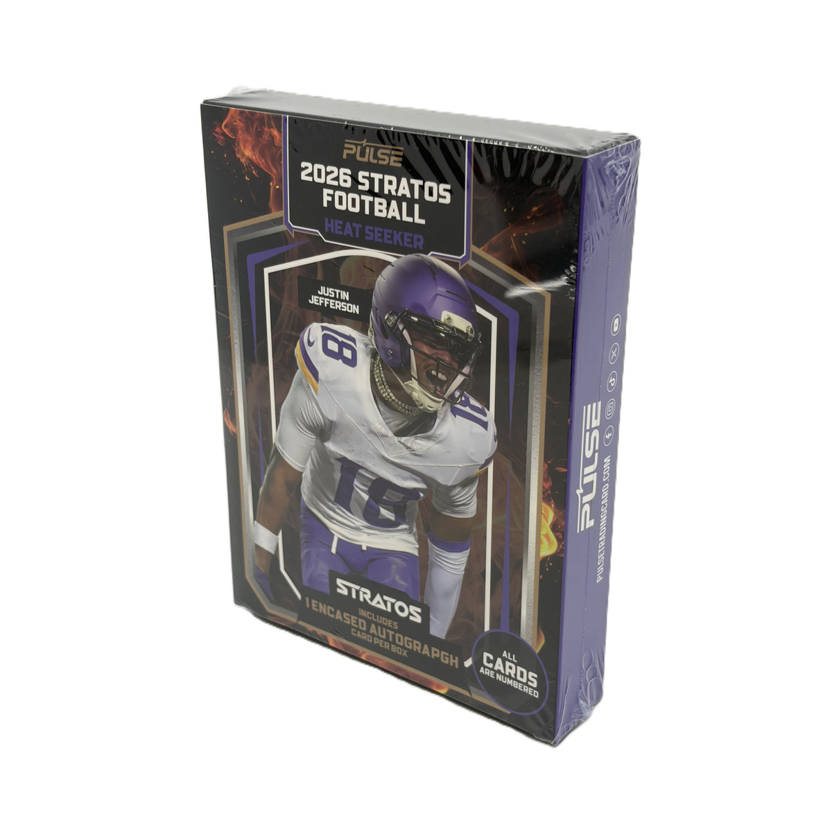 2026 Pulse Stratos Football 1ct. Heat Seeker Box