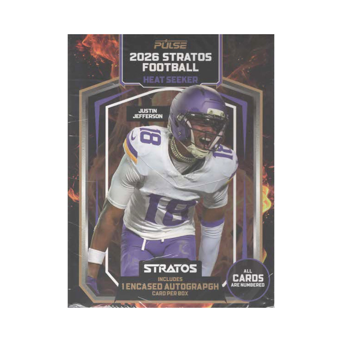 2026 Pulse Stratos Football 1ct. Heat Seeker Box