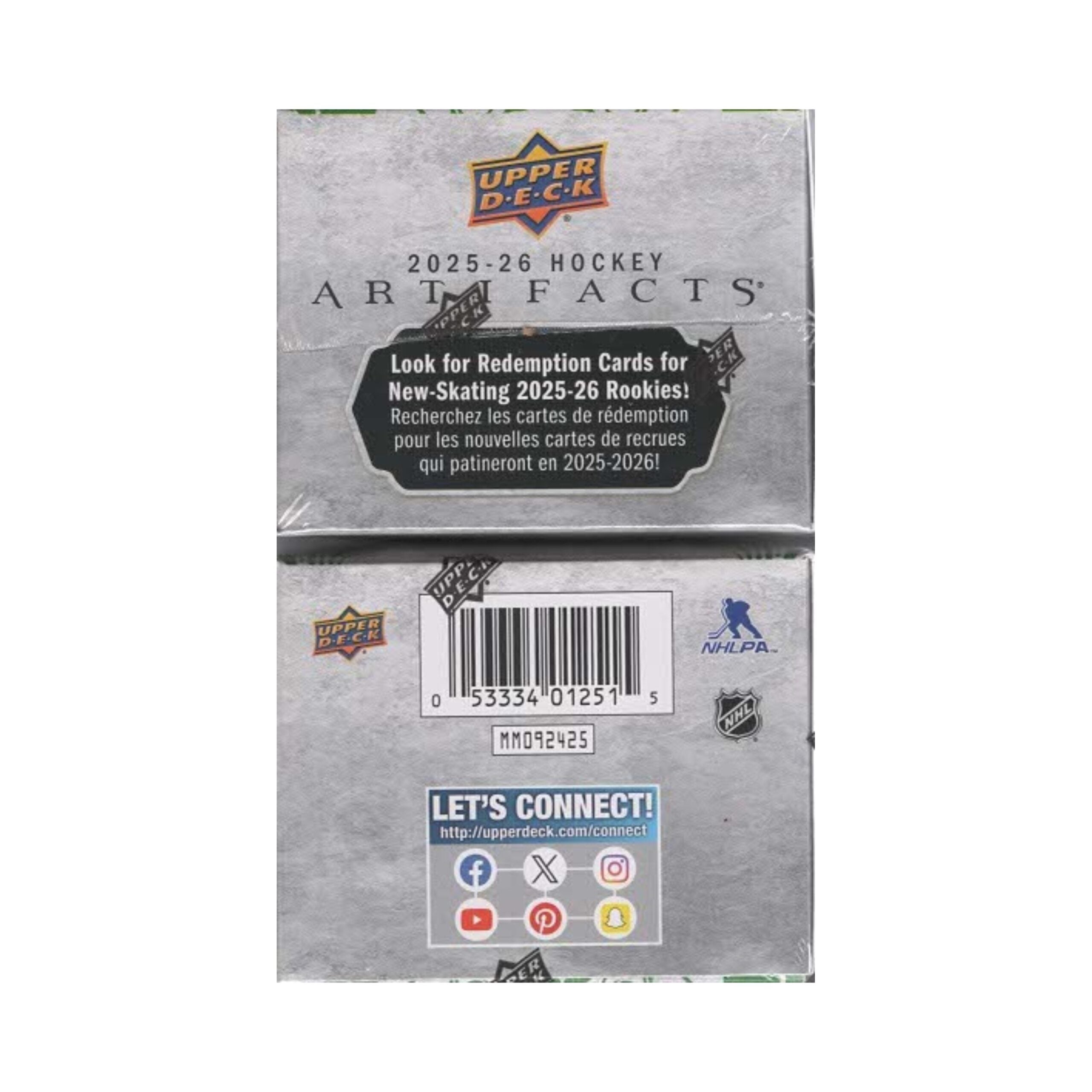 2025-26 Upper Deck Artifacts NHL Hockey 24ct. Blaster Box