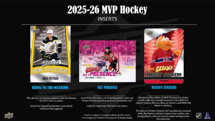2025-26 Upper Deck MVP NHL Hockey 77ct. BLASTER BOX