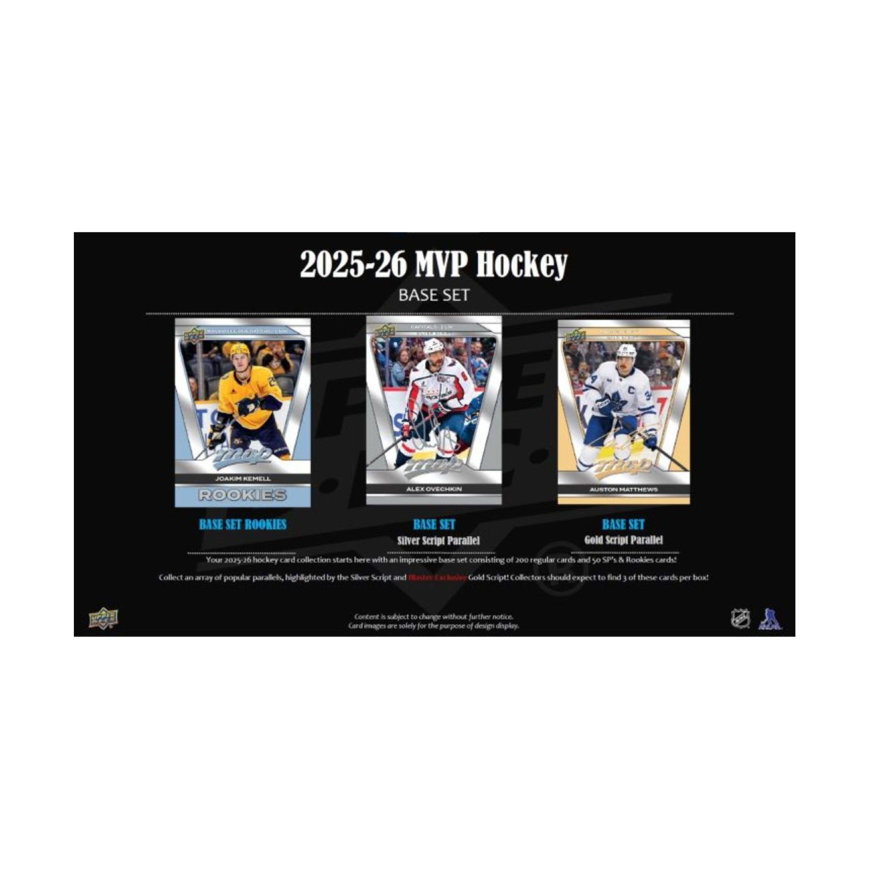 2025-26 Upper Deck MVP NHL Hockey 77ct. BLASTER BOX