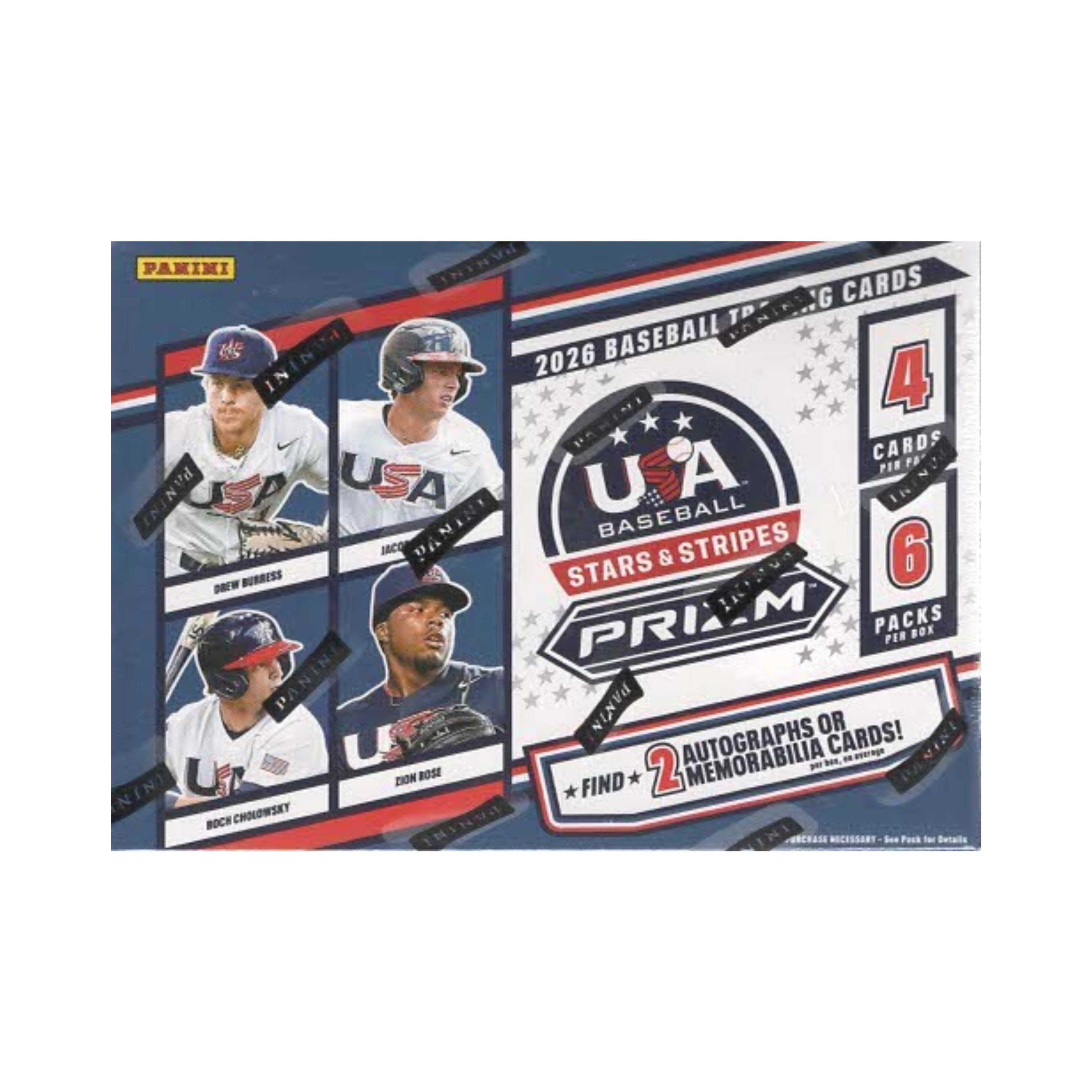 2026 Panini USA Stars & Stripes Baseball 24ct. Blaster Box