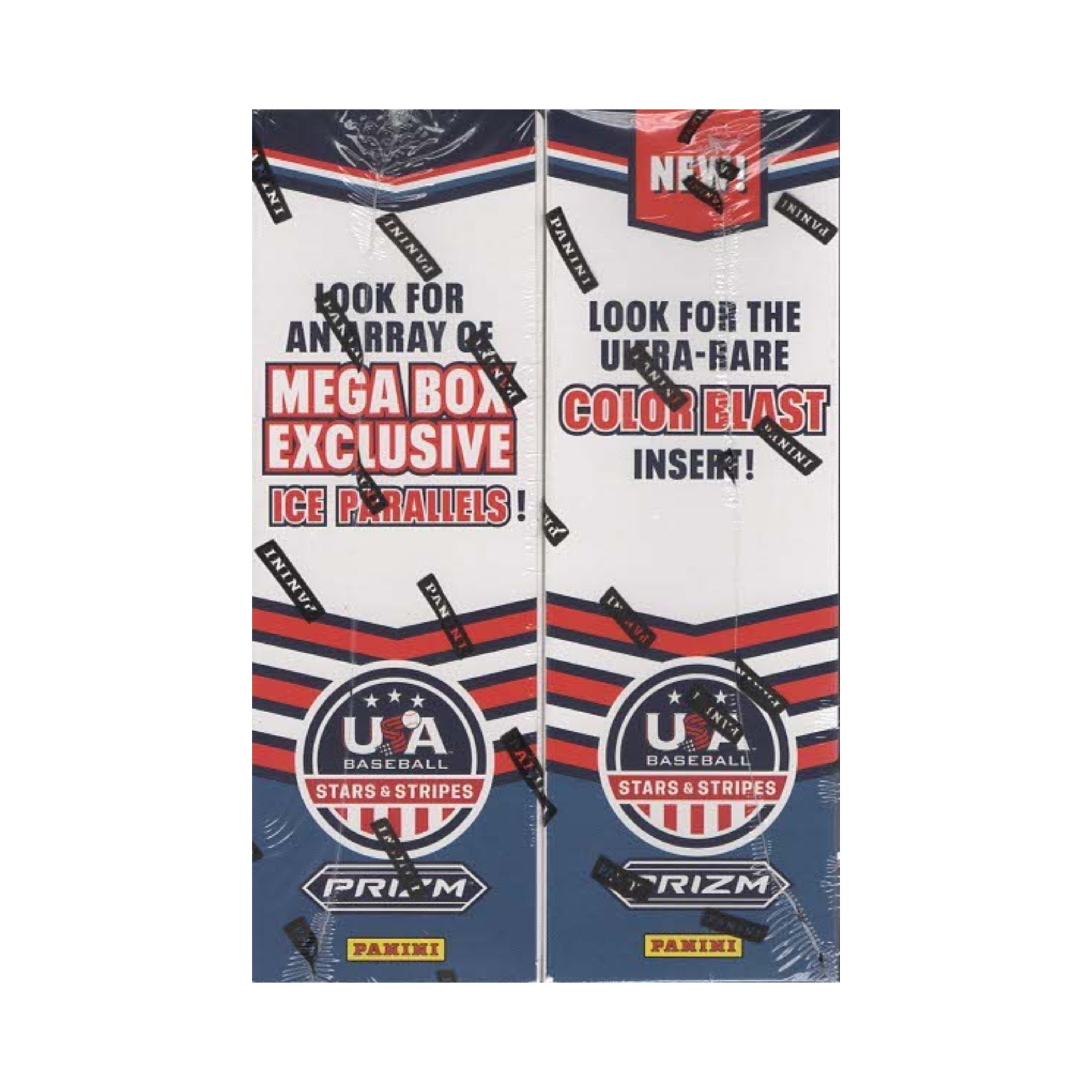 2026 Panini USA Stars & Stripes Prizm Baseball 40ct. Mega Box