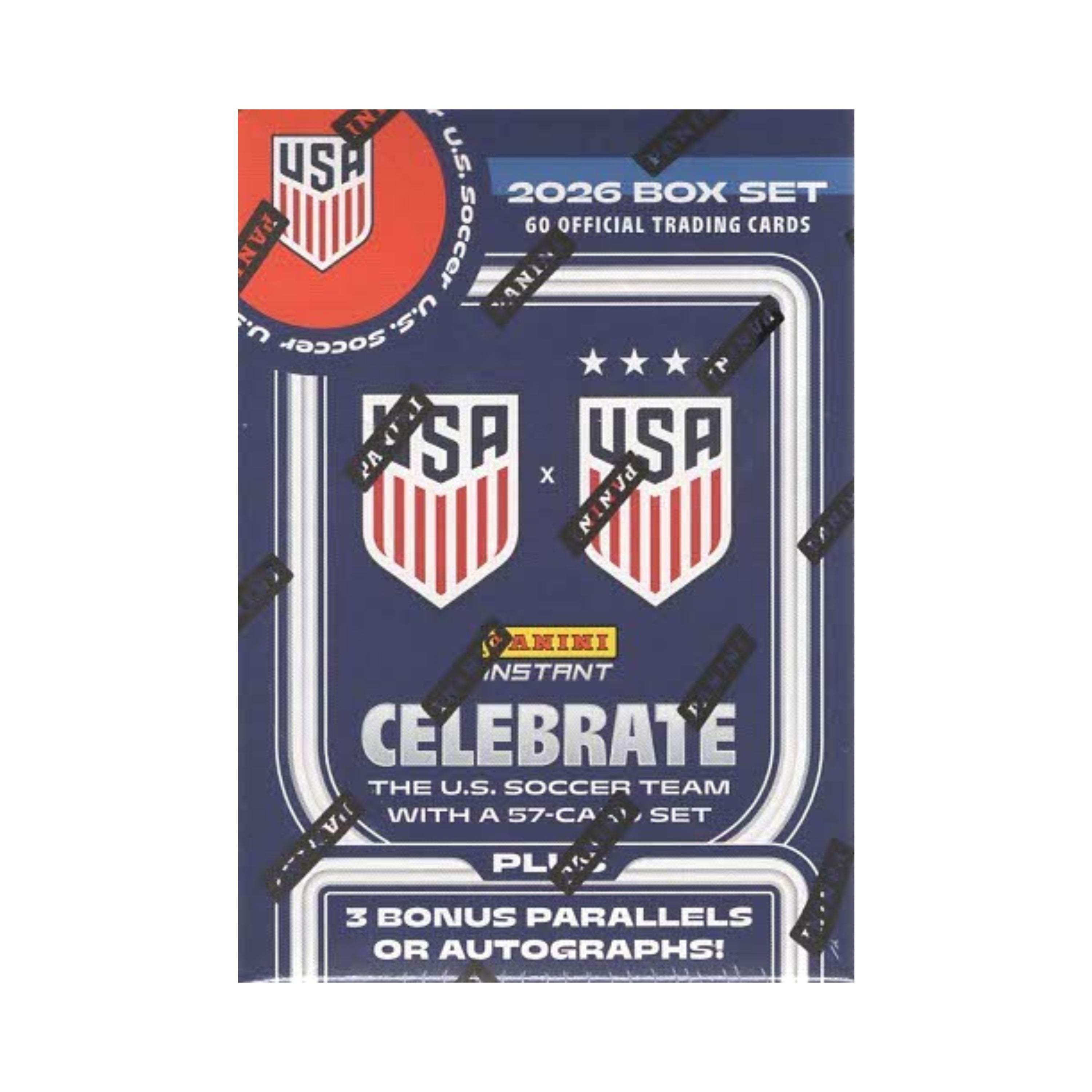 2026 Panini Instant USMNT & USWNT Soccer 60ct. Blaster Box