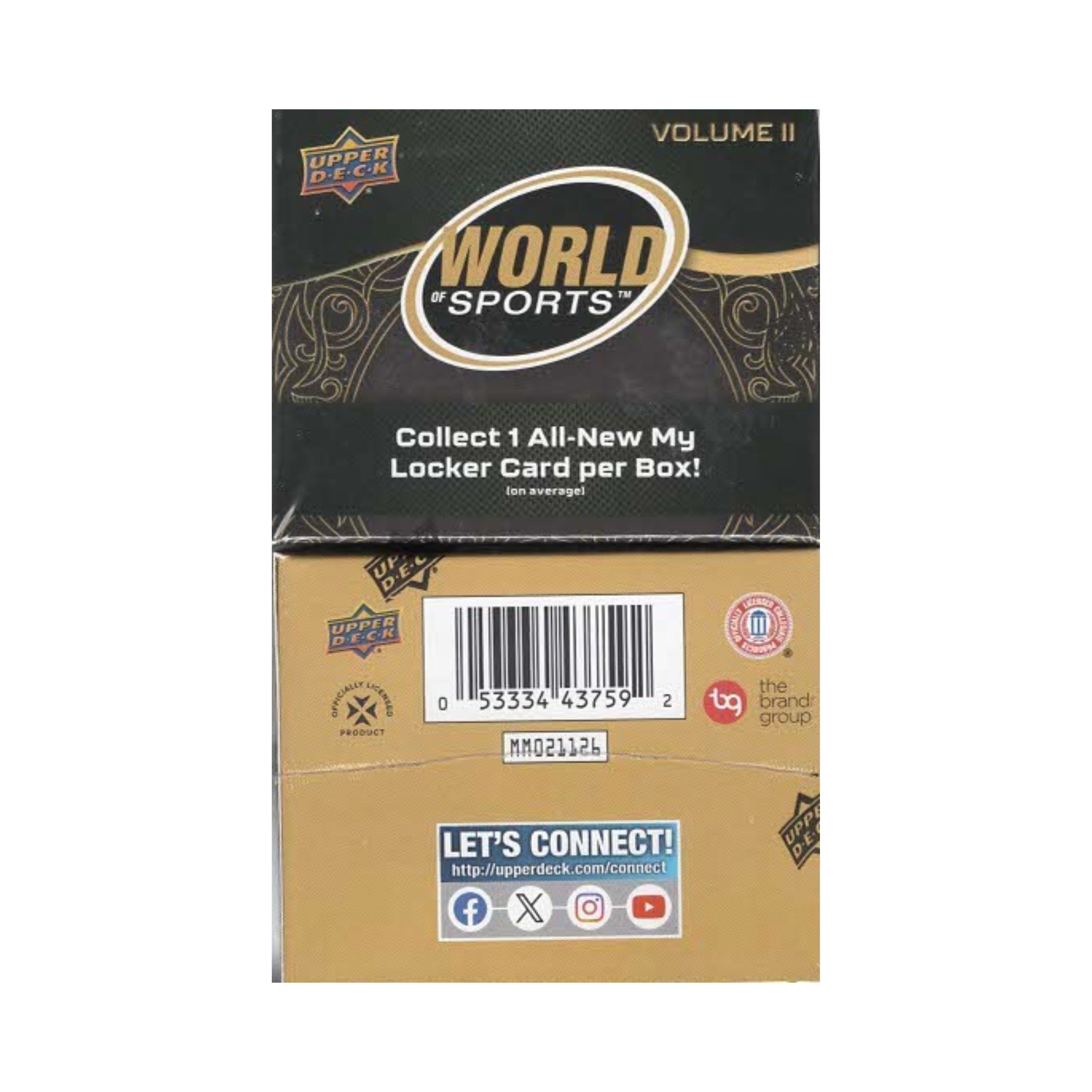 2026 Upper Deck World of Sports Vol. 2 Multi-Sport 36ct. Blaster Box