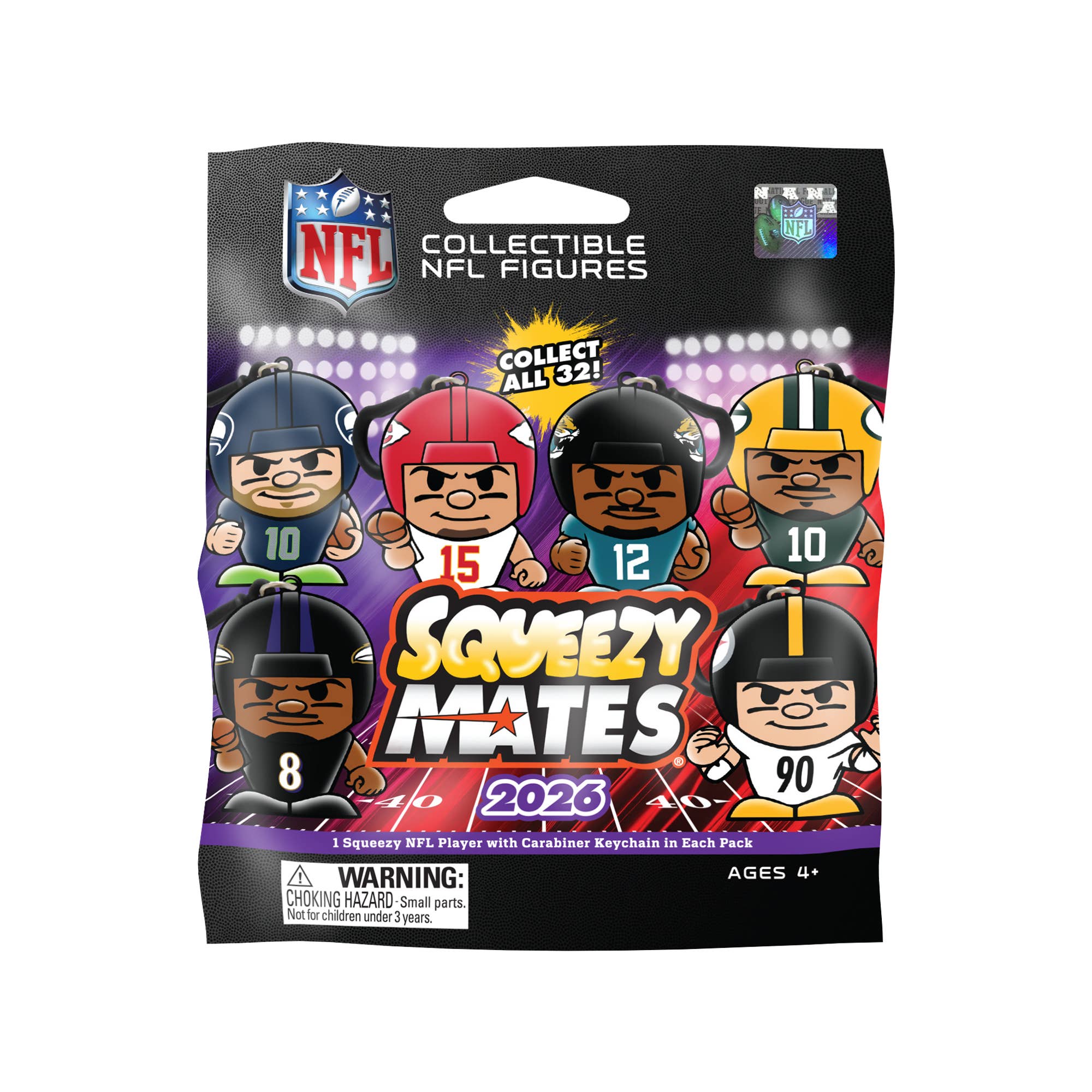 2026 NFL SqueezyMates 1 Ct. Blind Pack