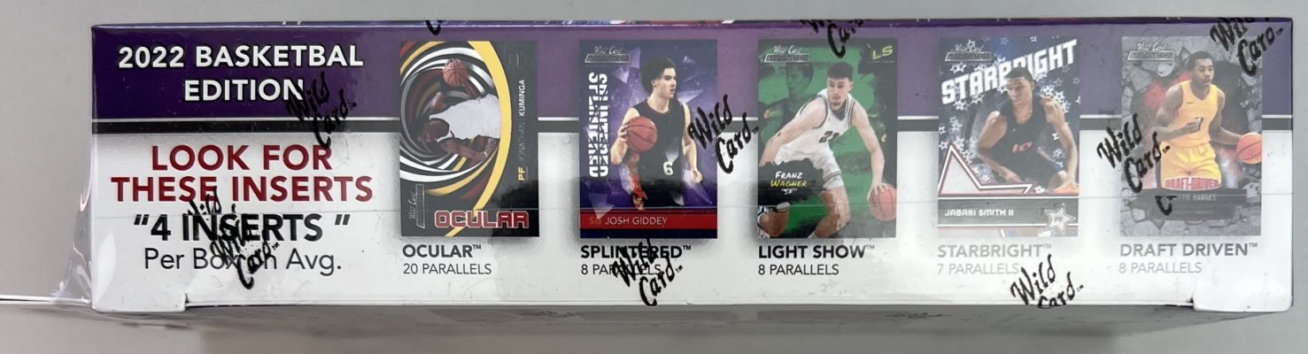2021-22 Wild Card Alumination Basketball 12ct. Hanger Box