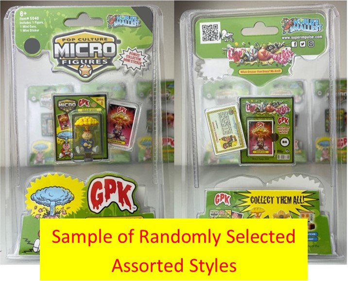 Assorted GPK Micro Figure Series #1 & #2