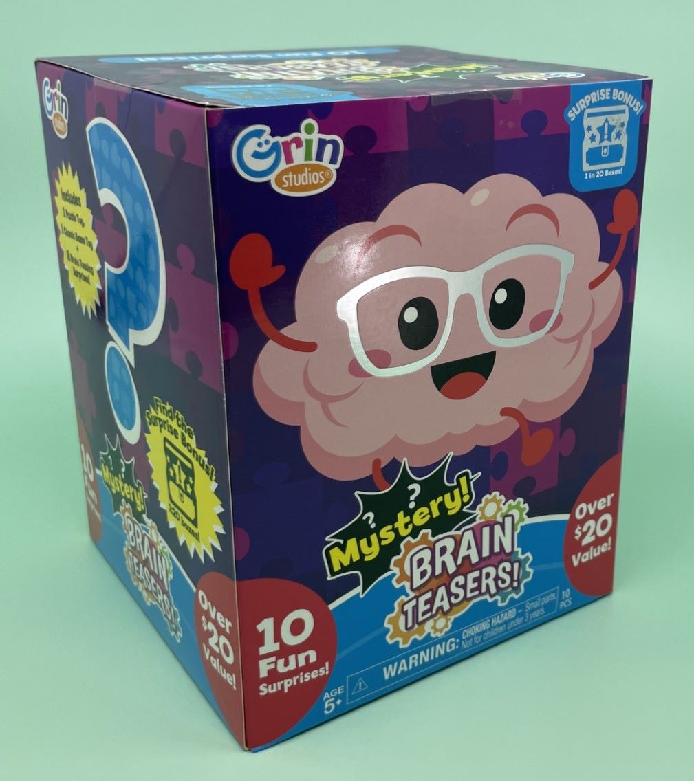 Grin Studios Brain Teasers Mystery Toy Box