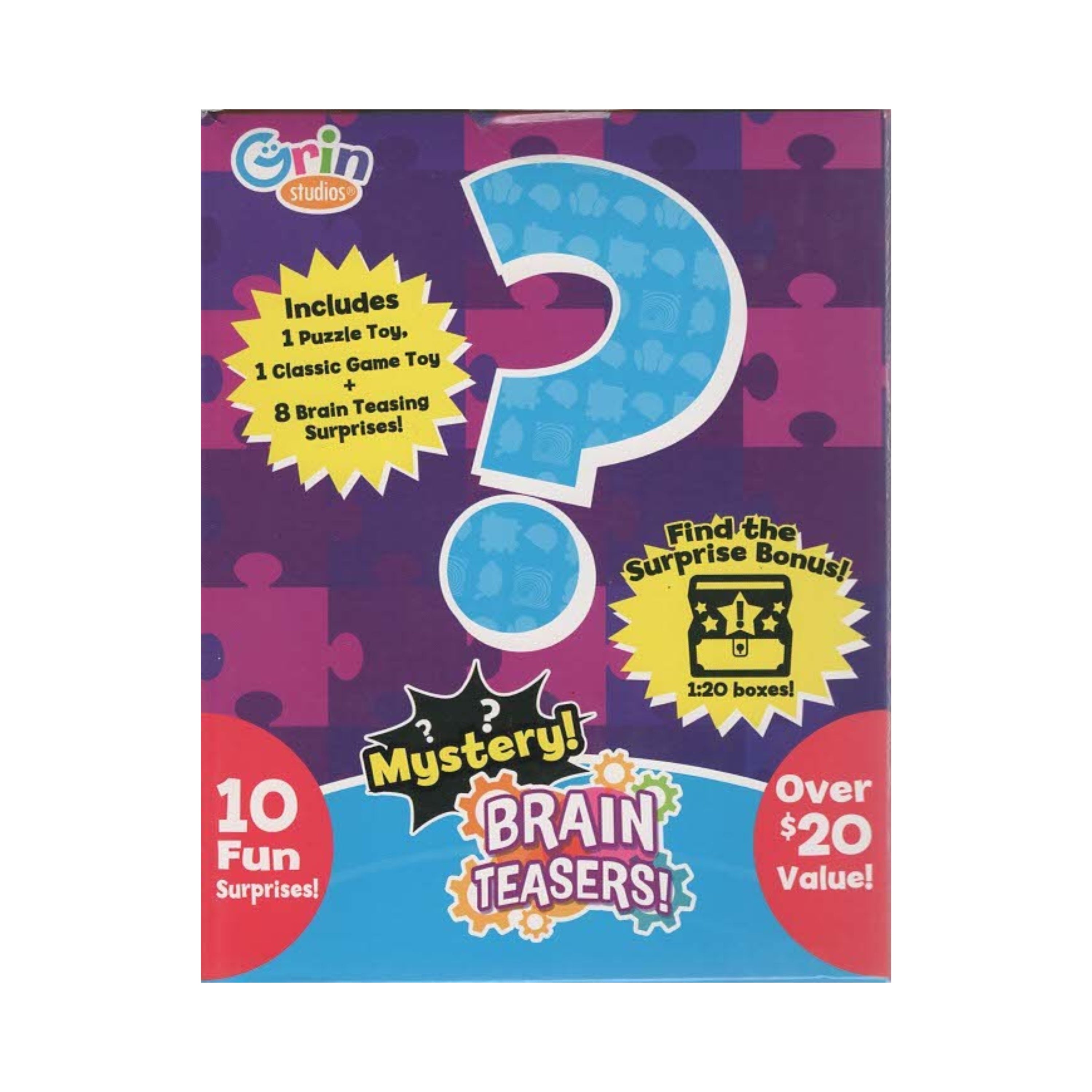 Grin Studios Brain Teasers Mystery Toy Box