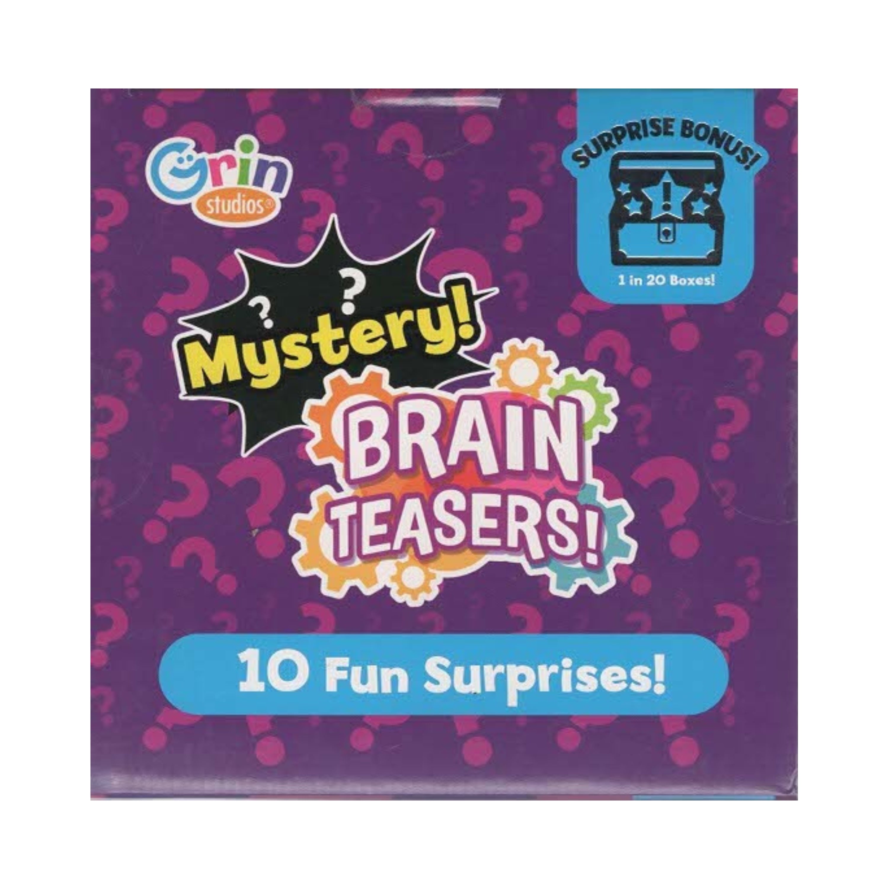 Grin Studios Brain Teasers Mystery Toy Box
