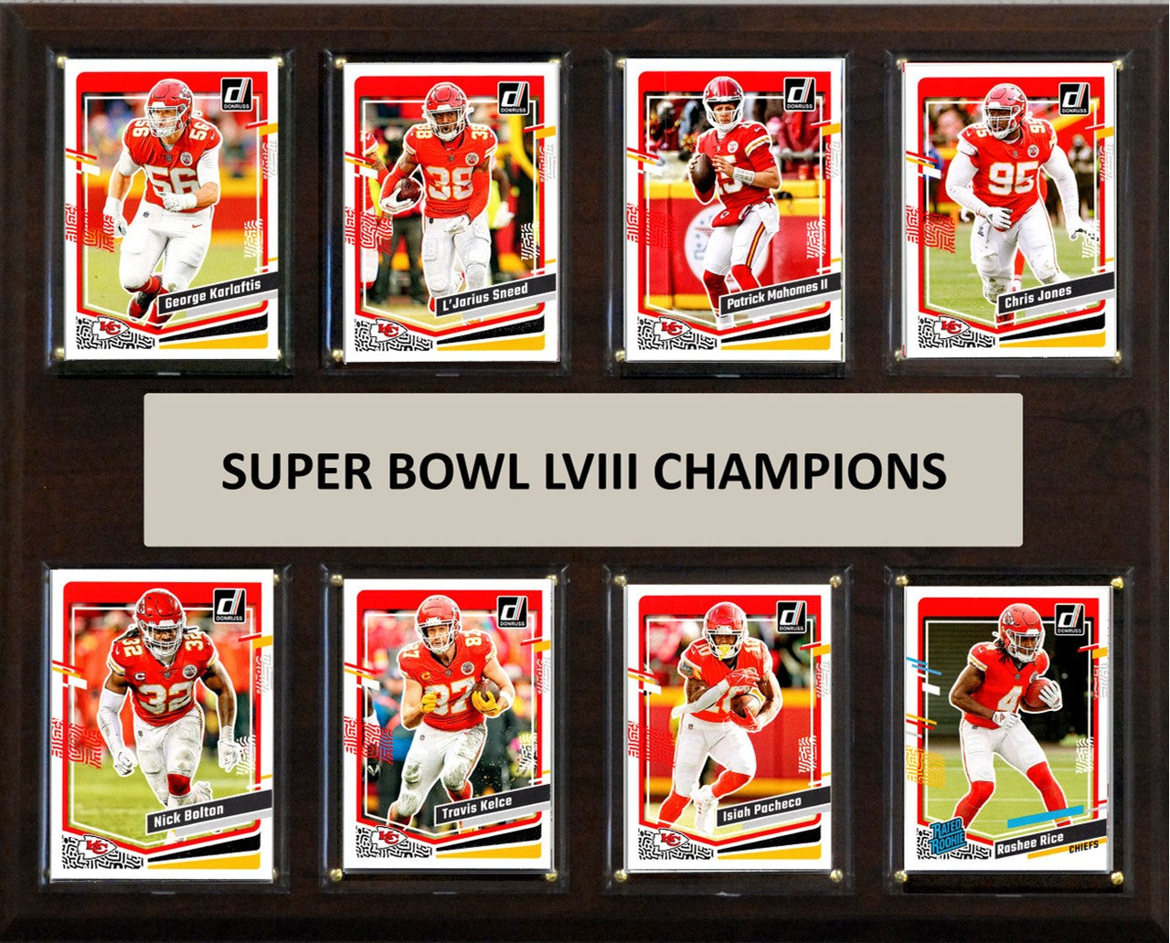 Kansas City Chiefs Super Bowl LVIII Championship Plaque