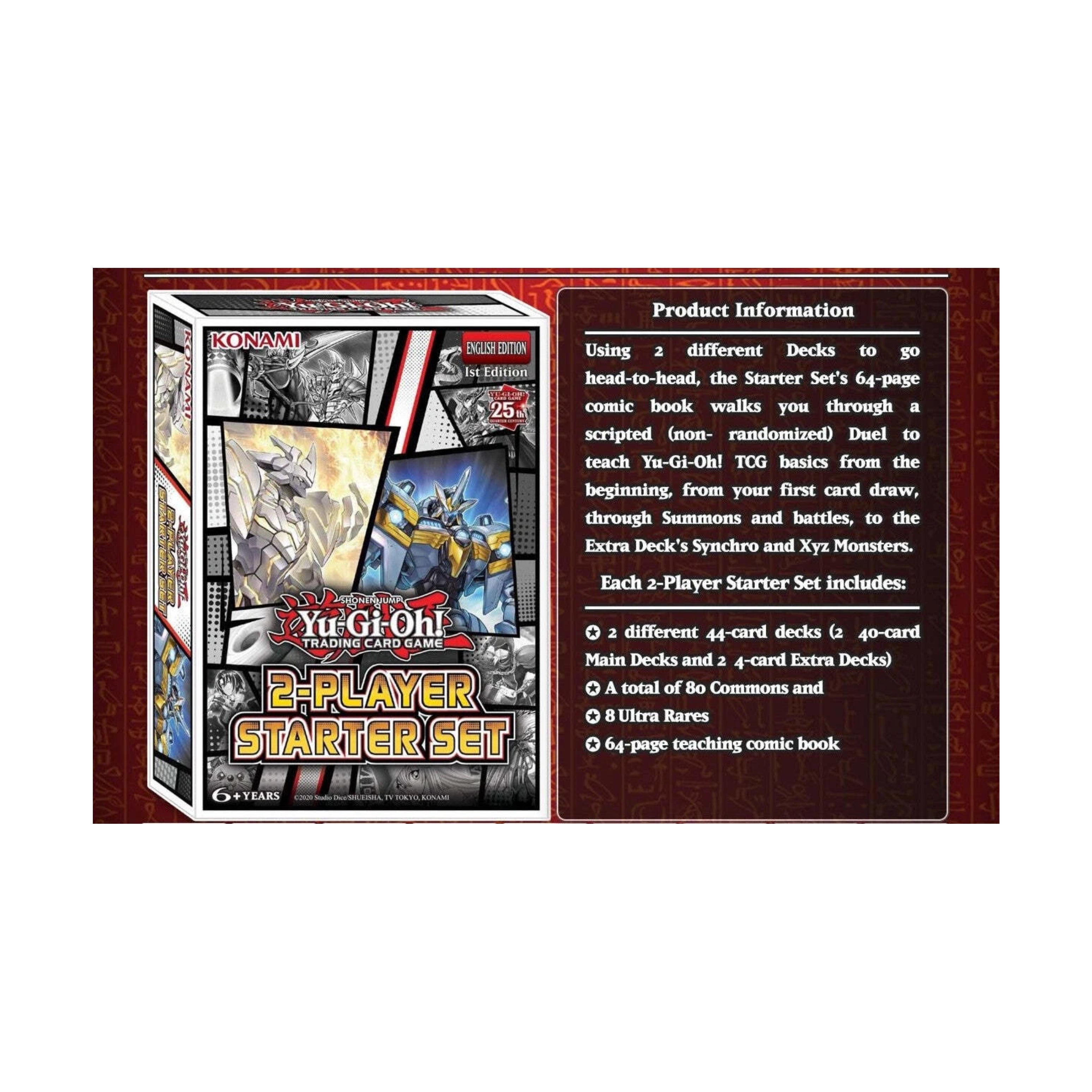 Yu-Gi-Oh! 2-Player Starter Set. 1st Ed English Konami Yu-Gi-Oh! 2-Player Starter Set. 1st Ed English Konami