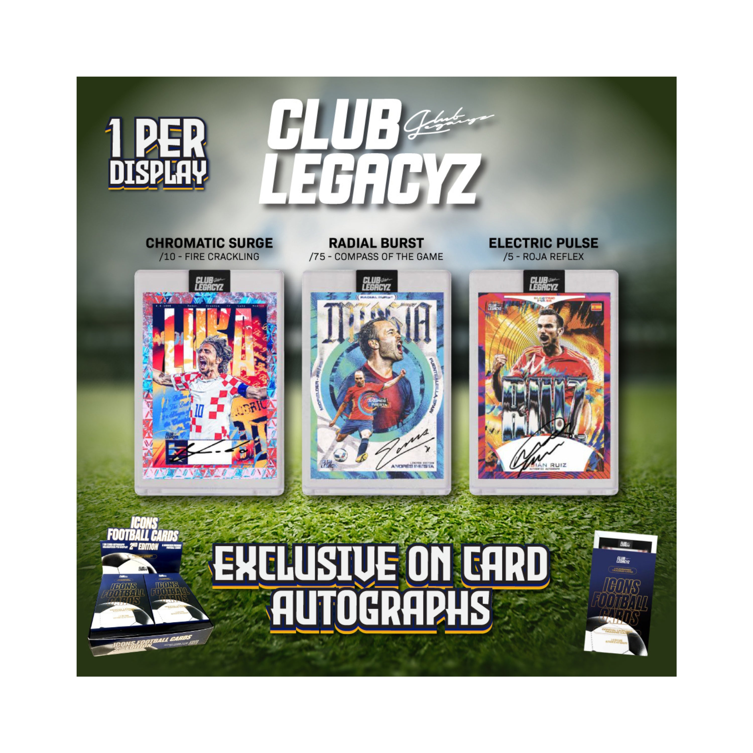 Club Legacyz Icons Football (Soccer) 2nd Edition 1ct. Minibox