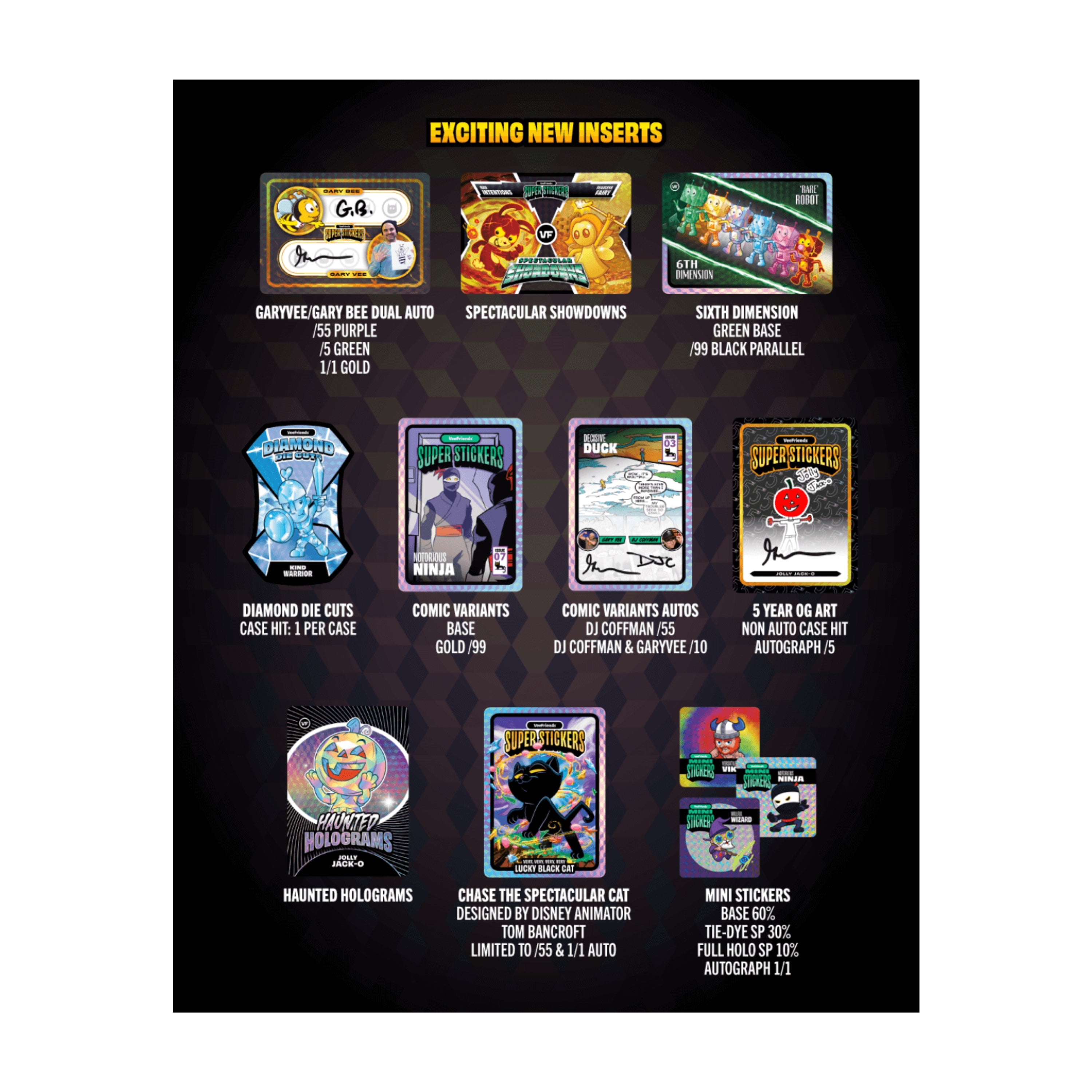 2026 VeeFriends Super Stickers: Spectacular Series 6ct. Hanger Pack