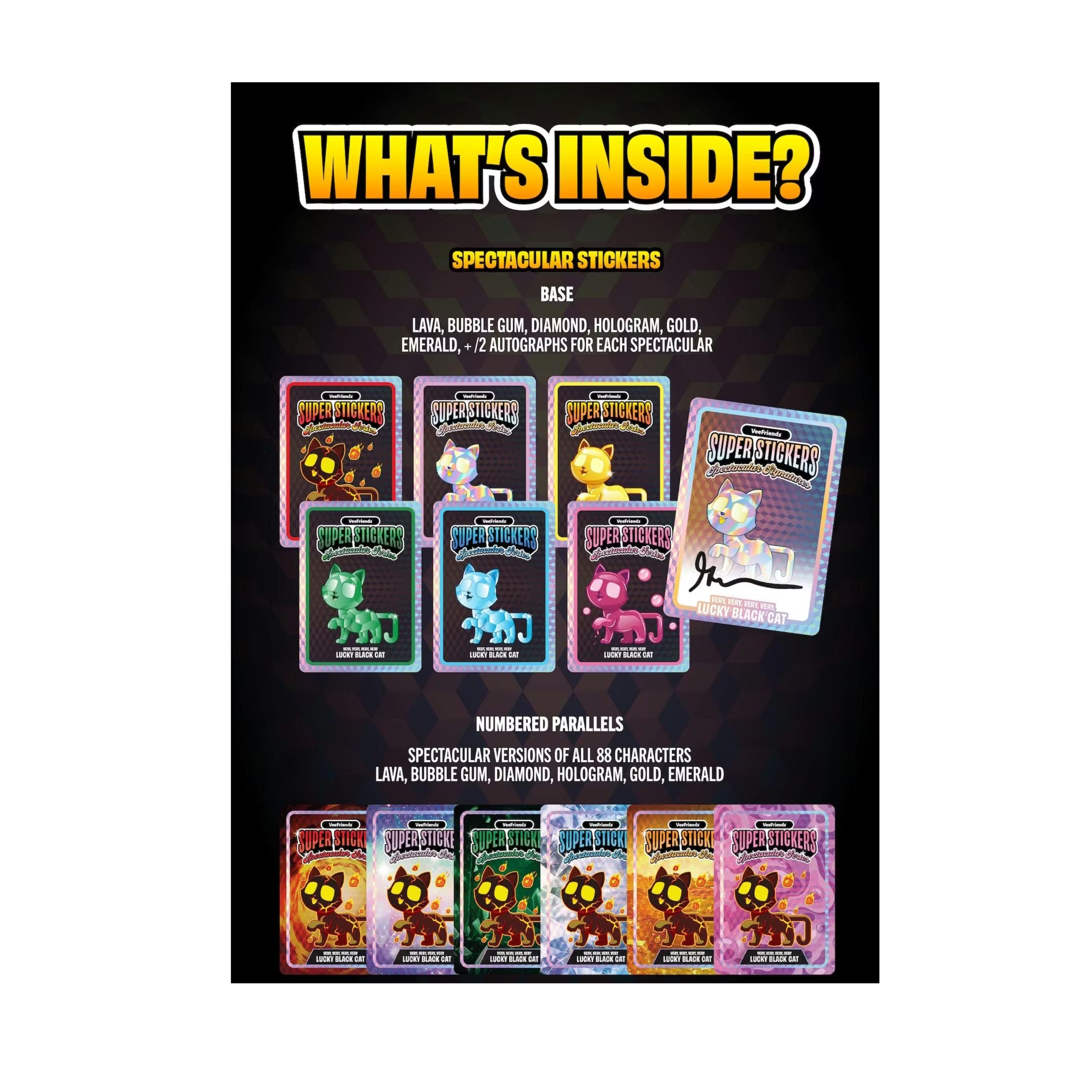 2026 VeeFriends Super Stickers: Spectacular Series 6ct. Hanger Pack