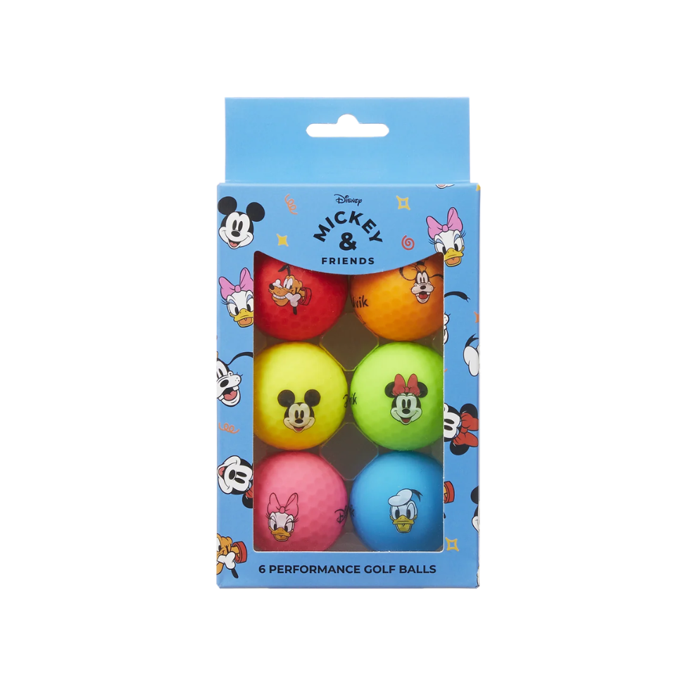 Disney Mickey & Friends Licensed 6 Golf Ball Pack by Volvik