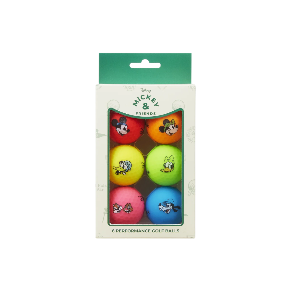 Disney Mickey Country Club Licensed 6 Golf Ball Pack by Volvik