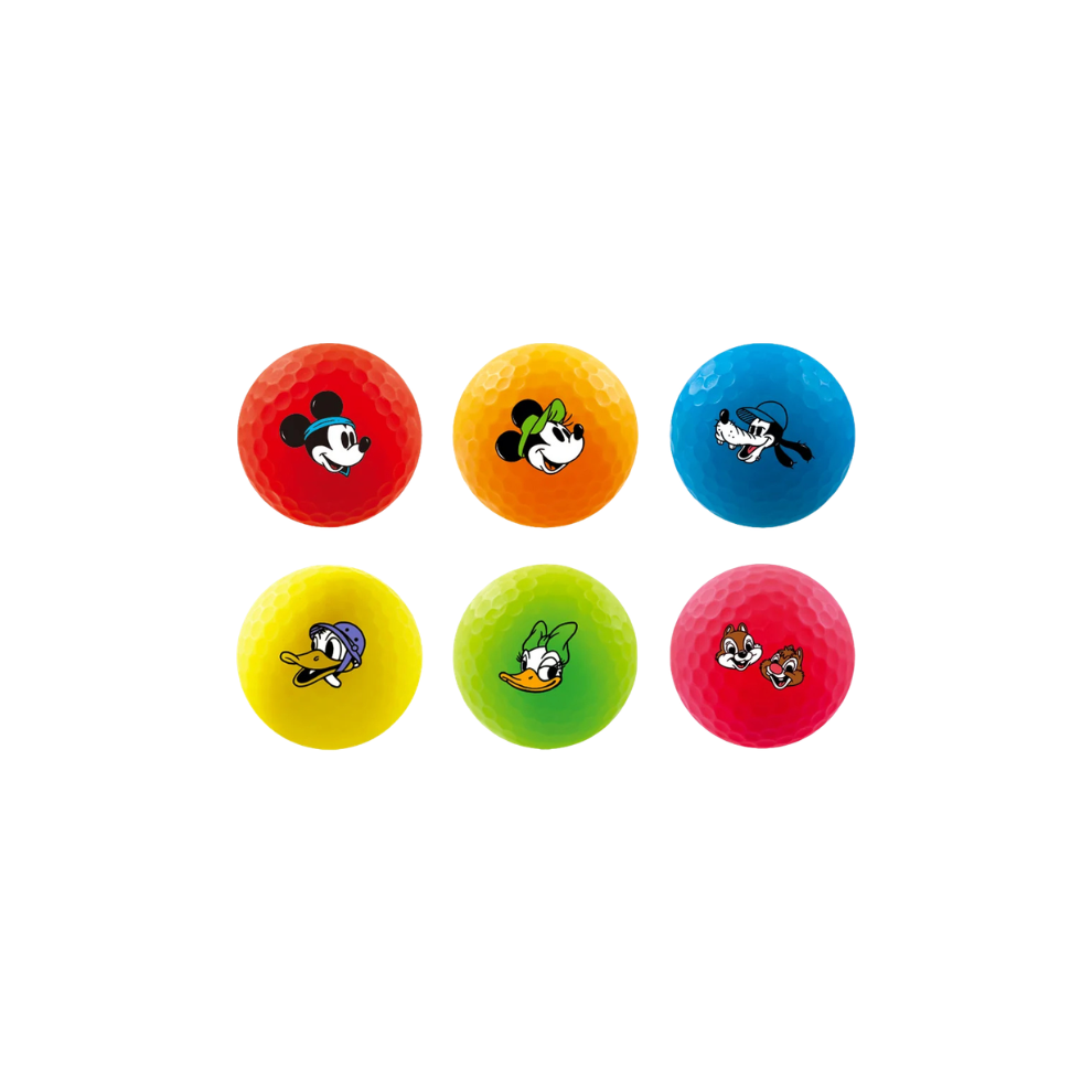 Disney Mickey Country Club Licensed 6 Golf Ball Pack by Volvik