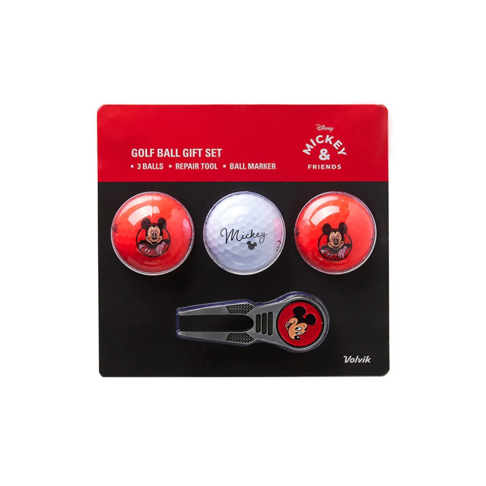 Disney Mickey & Friends Licensed 3 Golf Ball Gift Set by Volvik