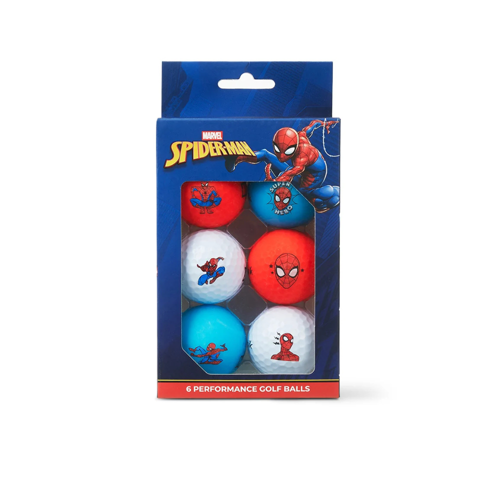 Marvel Spider-Man Licensed 6 Golf Ball Pack by Volvik
