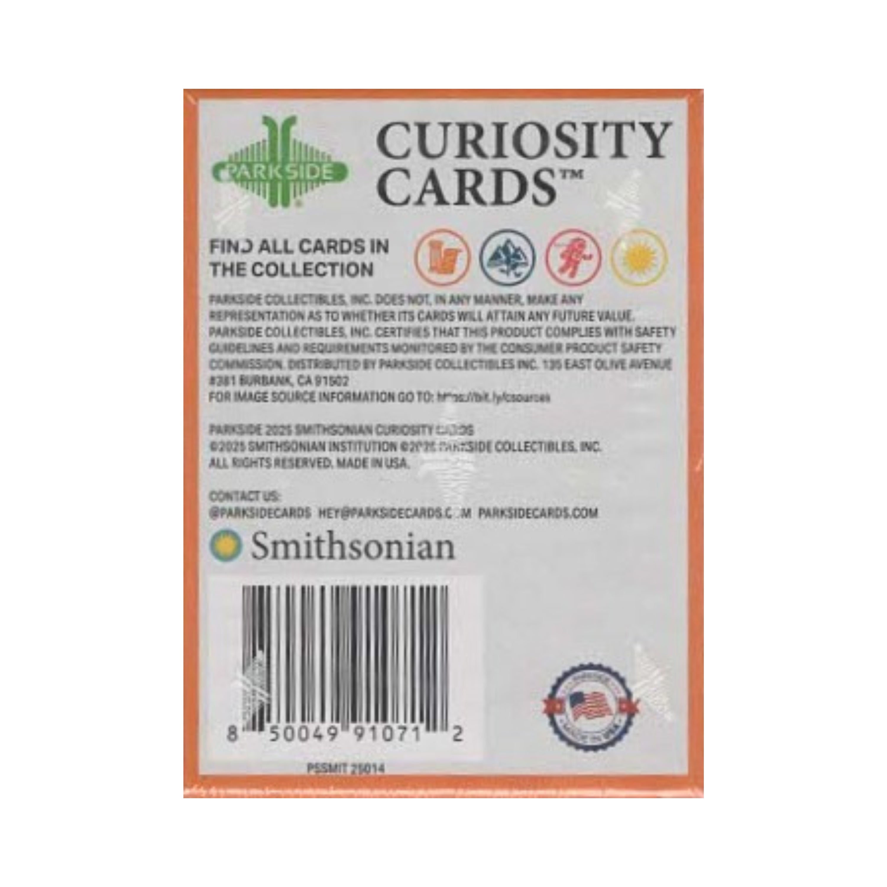 Allies of WWII Parkside Smithsonian Curiosity Cards 50Ct. Box Set - 1st Edition