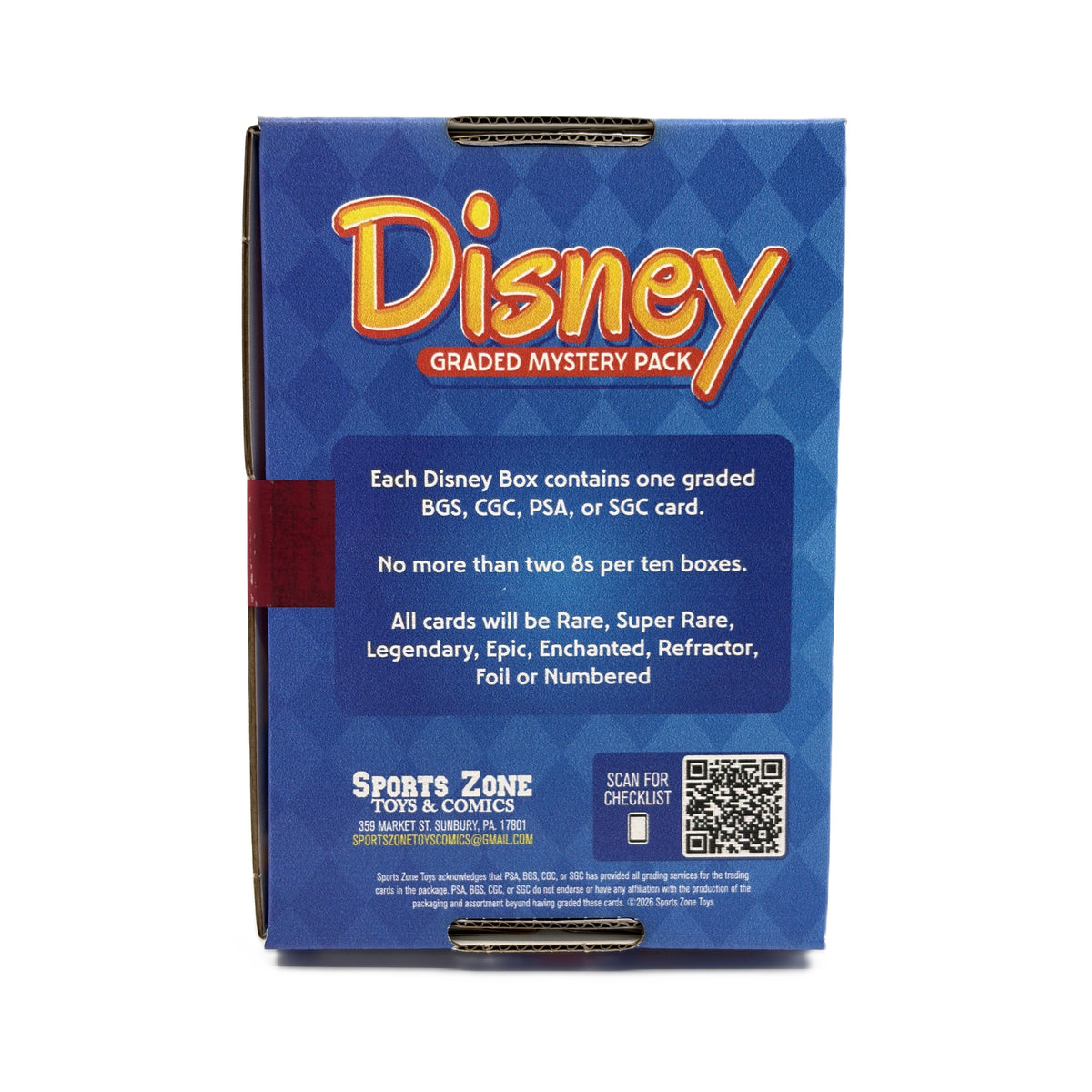 Disney 1Ct. Graded Card Surprise Box