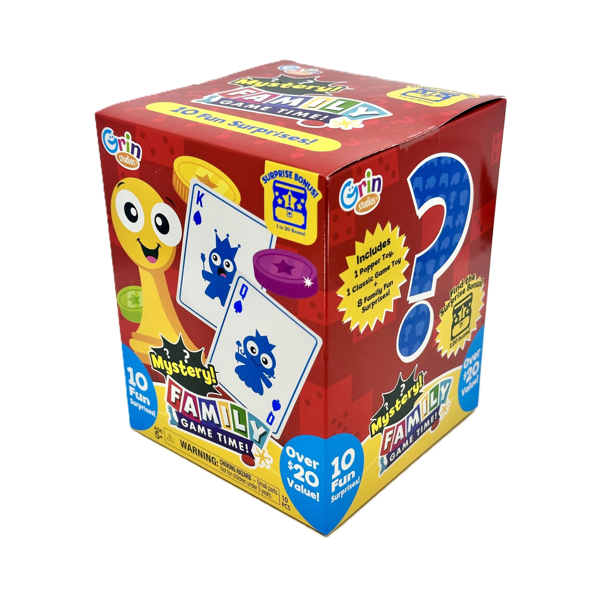 Grin Studios Family Game Time Mystery Toy Box