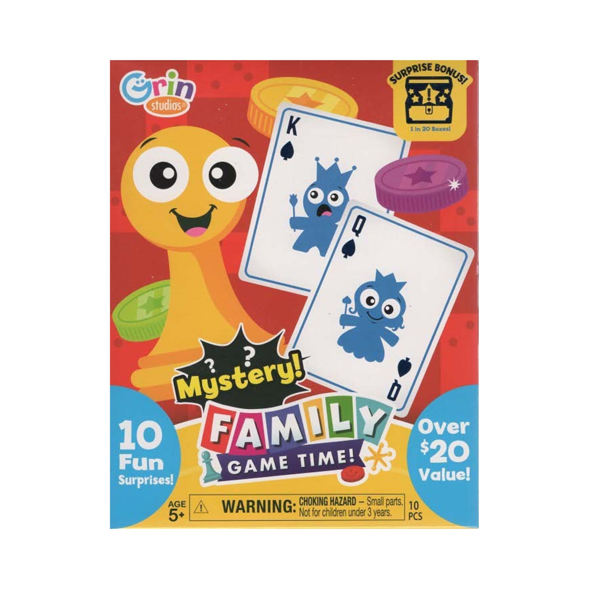 Grin Studios Family Game Time Mystery Toy Box
