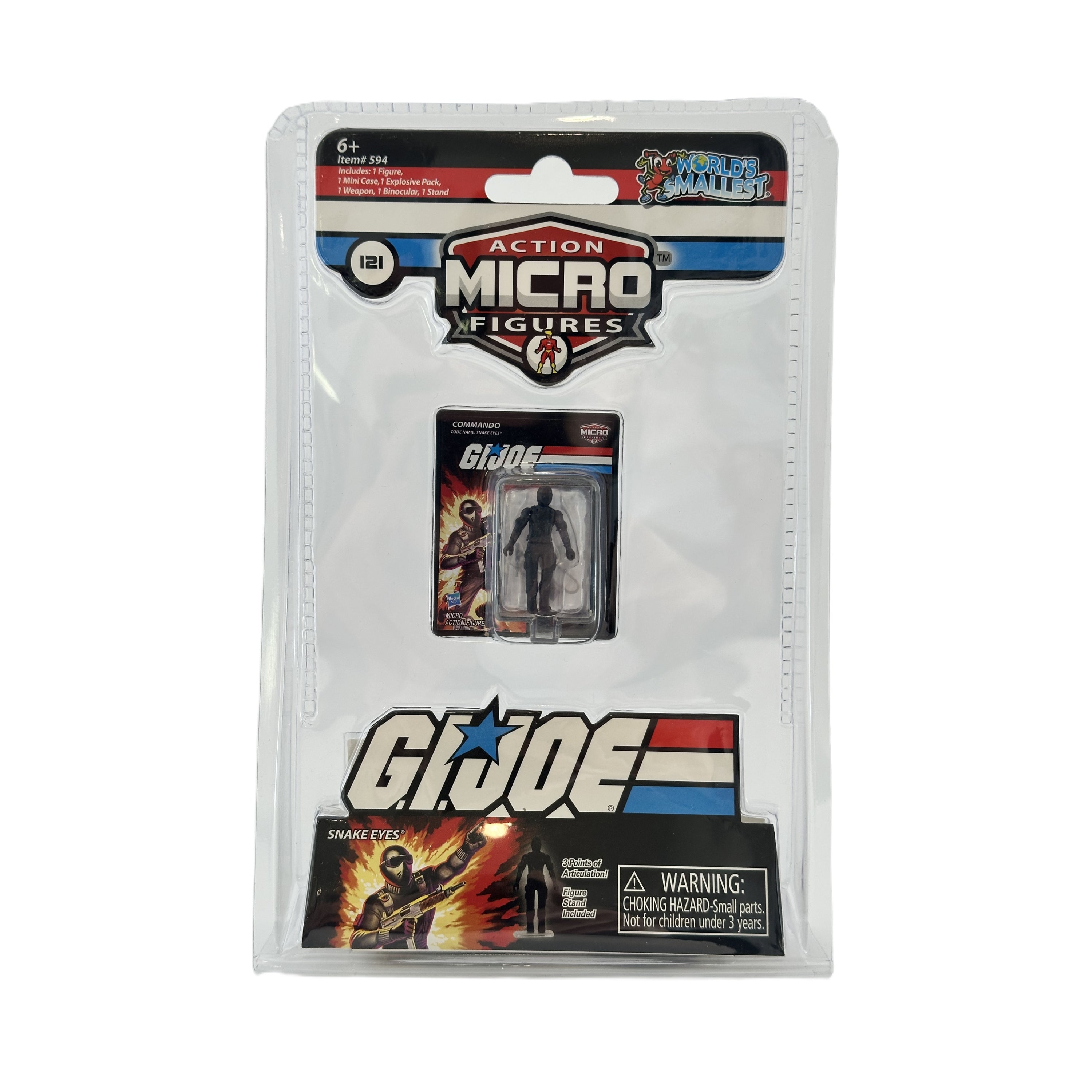 G.I. Joe vs Cobra World's Smallest Complete Set of Three Action Figures