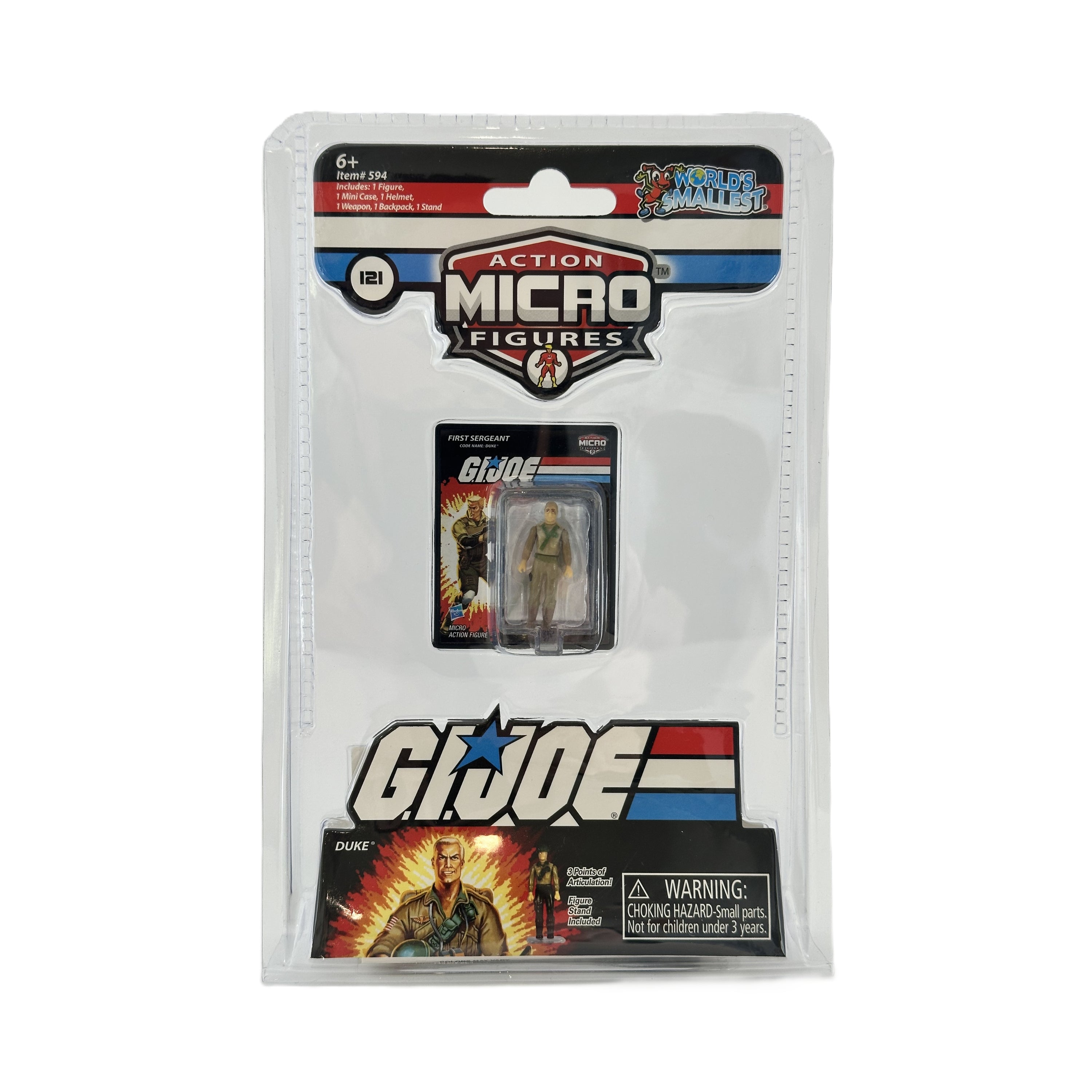 G.I. Joe vs Cobra World's Smallest Complete Set of Three Action Figures