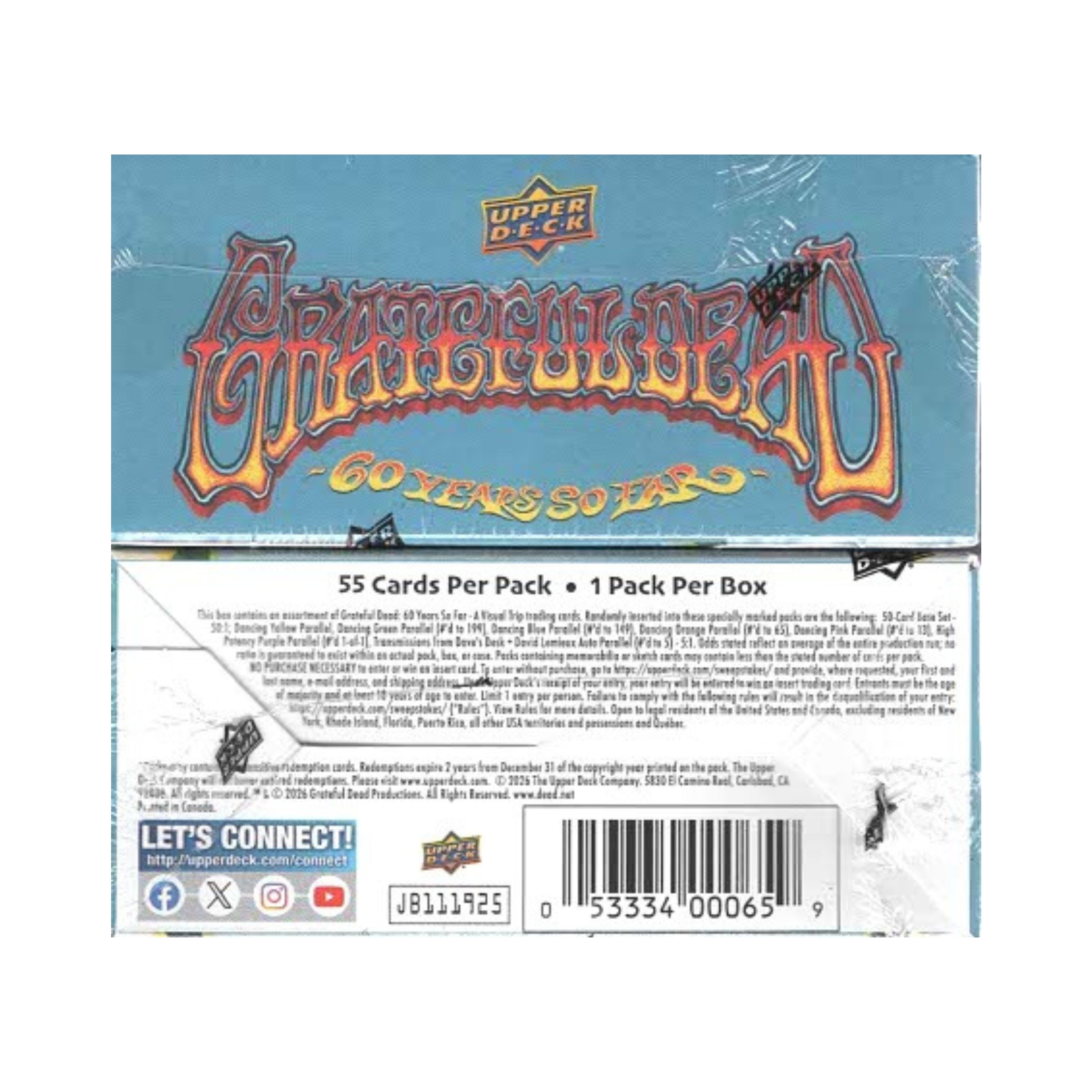 2025 Grateful Dead - 60 Years So Far 55Ct. Retail Box