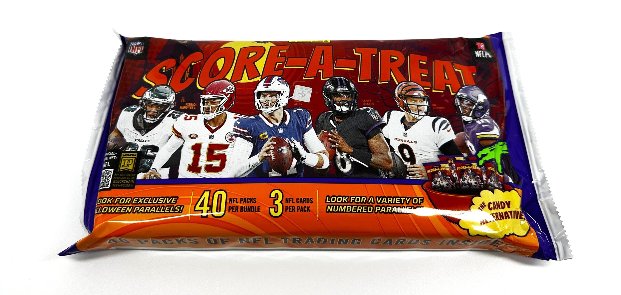 2025 Panini Score NFL Football 40pk Halloween Treat Pack Bundle